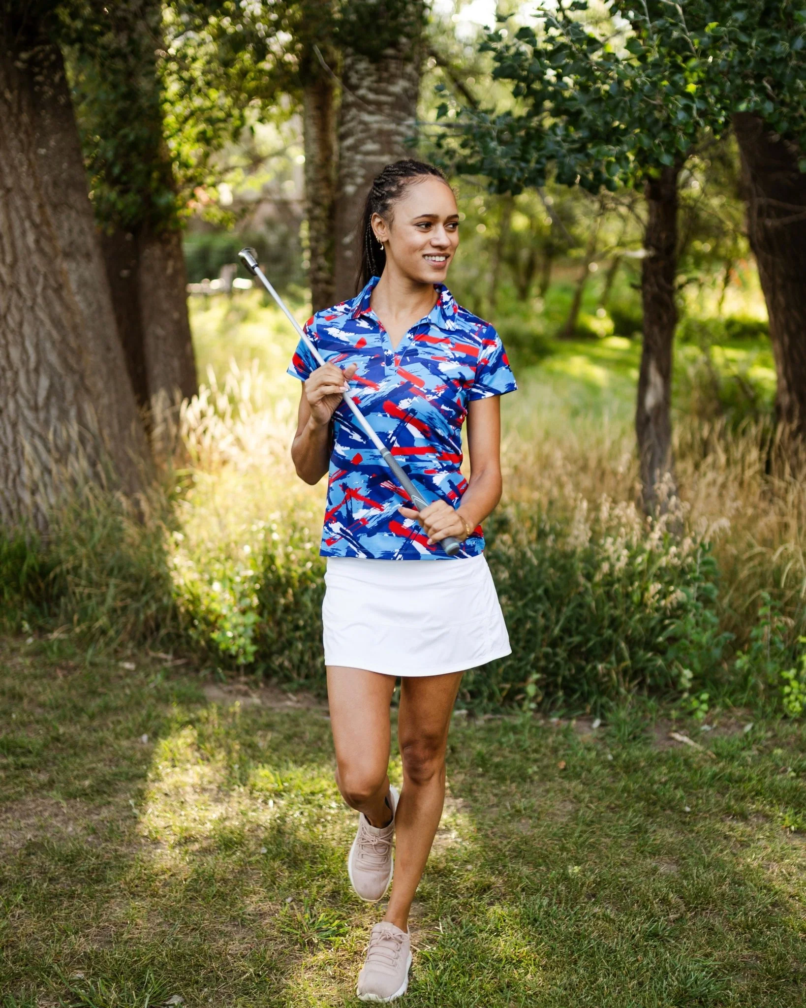 Freedom Track Women's Golf Polo - Image 4
