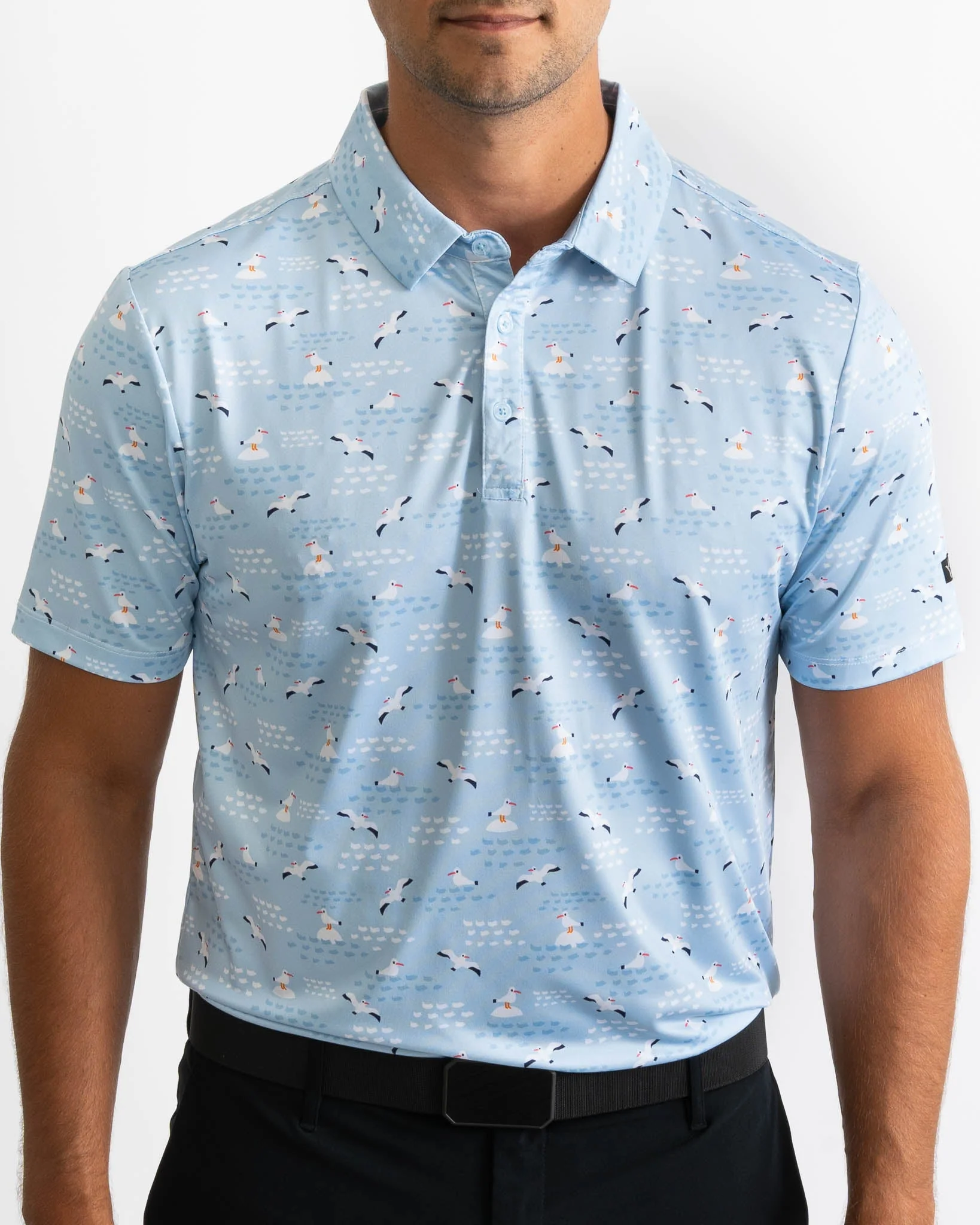 BLANK CHEST Albatross Golf Polo