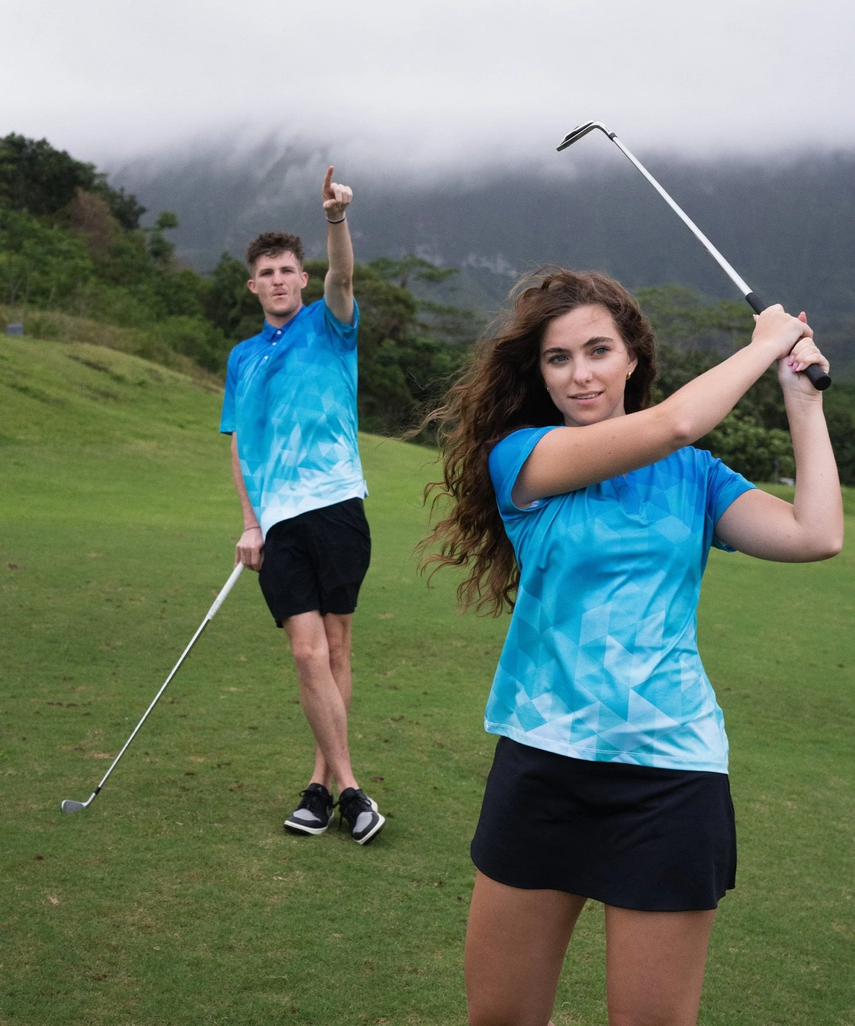 Baby Fade Women's Golf Polo - Image 6