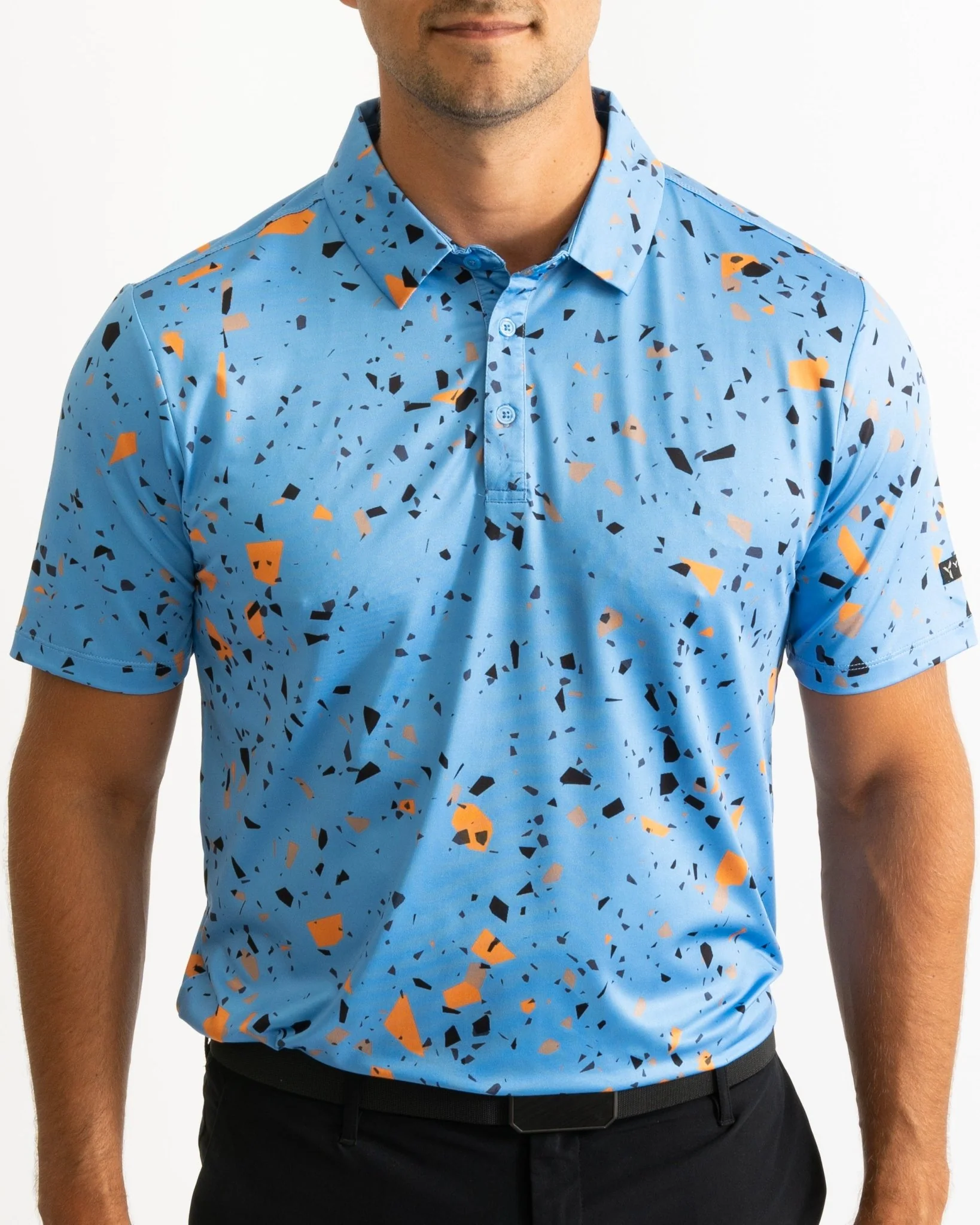 BLANK CHEST Chip Shot Golf Polo