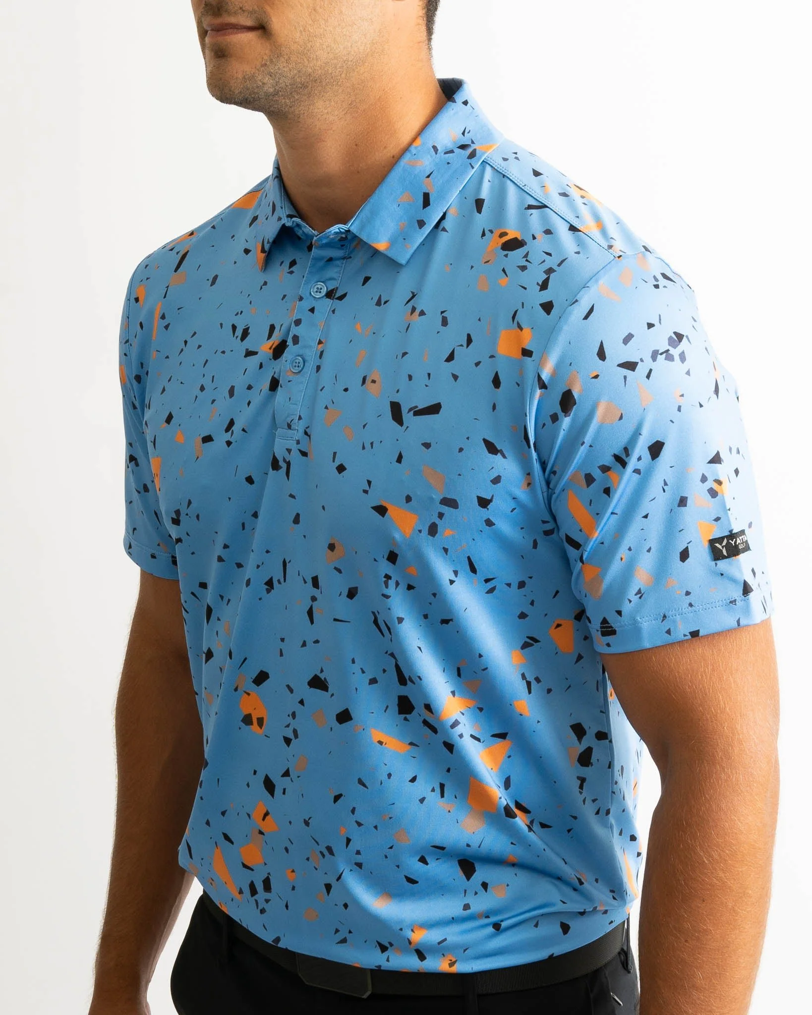 BLANK CHEST Chip Shot Golf Polo - Image 2