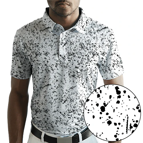 BLANK CHEST Cookies & Cream Golf Polo