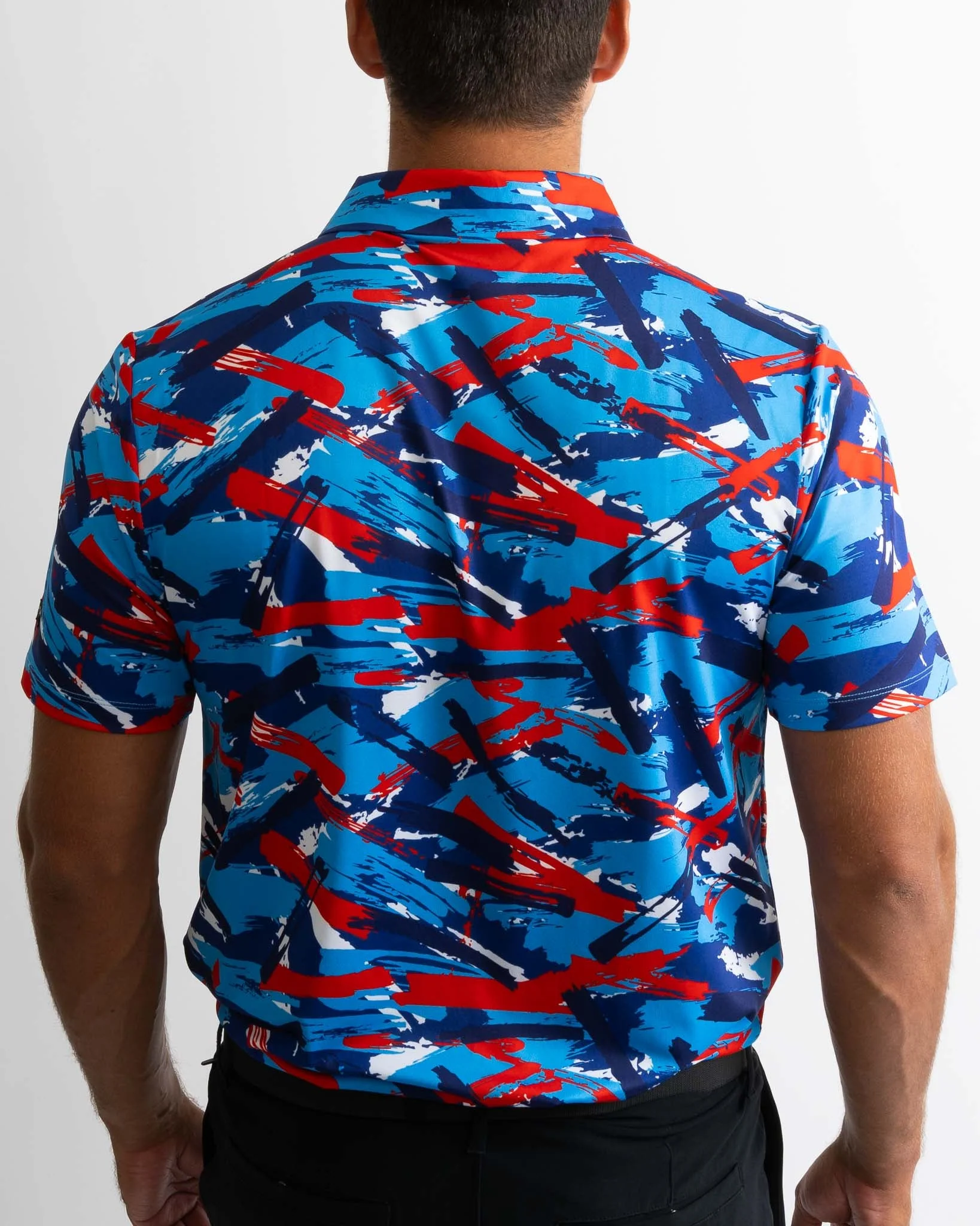BLANK CHEST Freedom Track Golf Polo - Image 5