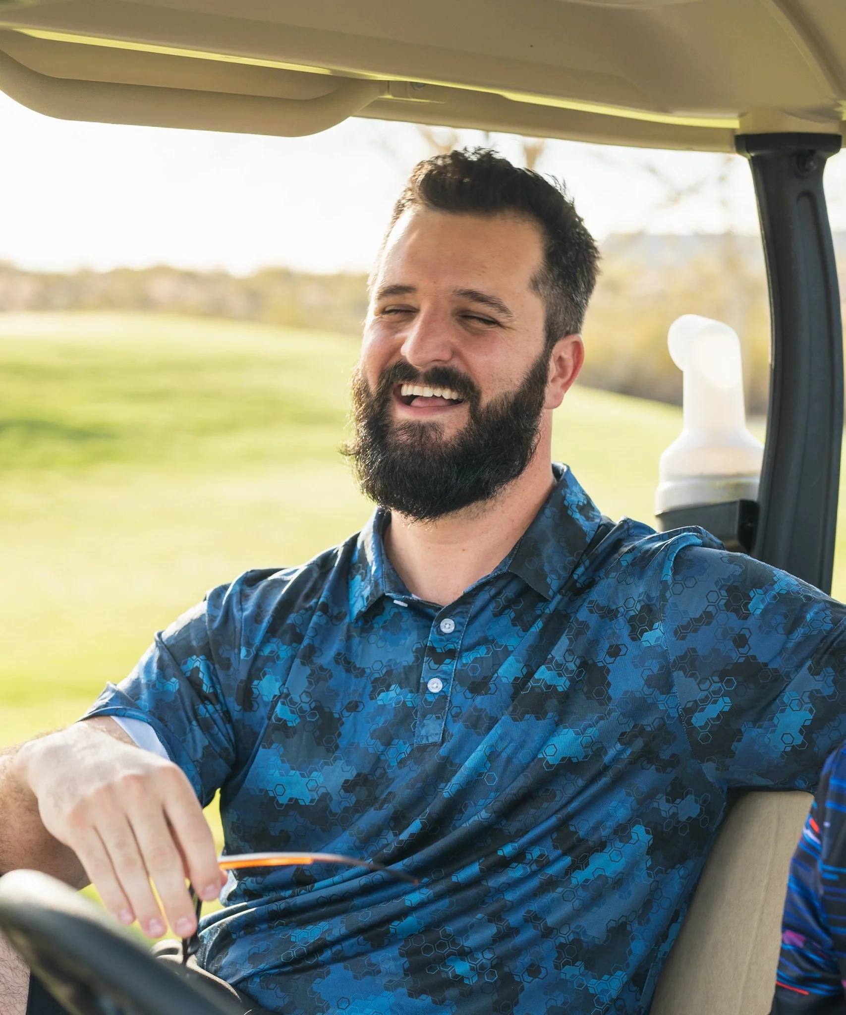 BLANK CHEST Golf Op Camo Golf Polo - Image 4