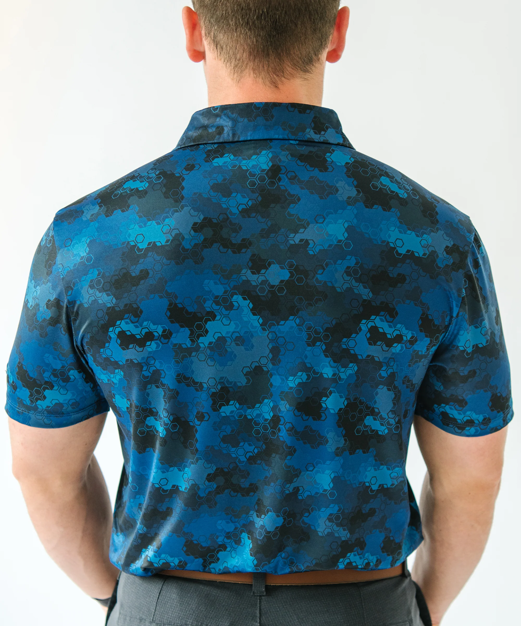 BLANK CHEST Golf Op Camo Golf Polo - Image 5