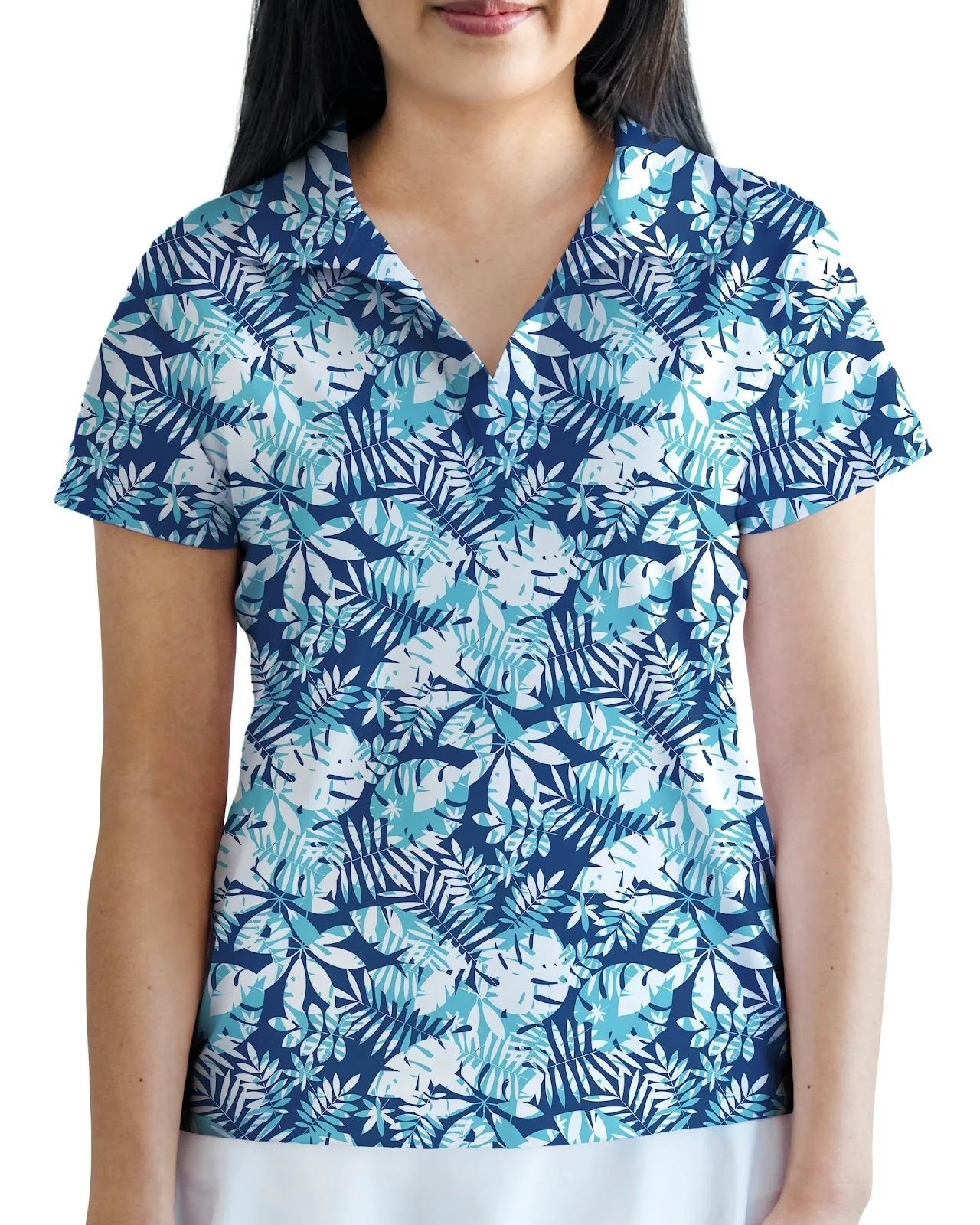 BLANK CHEST Hawaiian Ice Women's Golf Polo