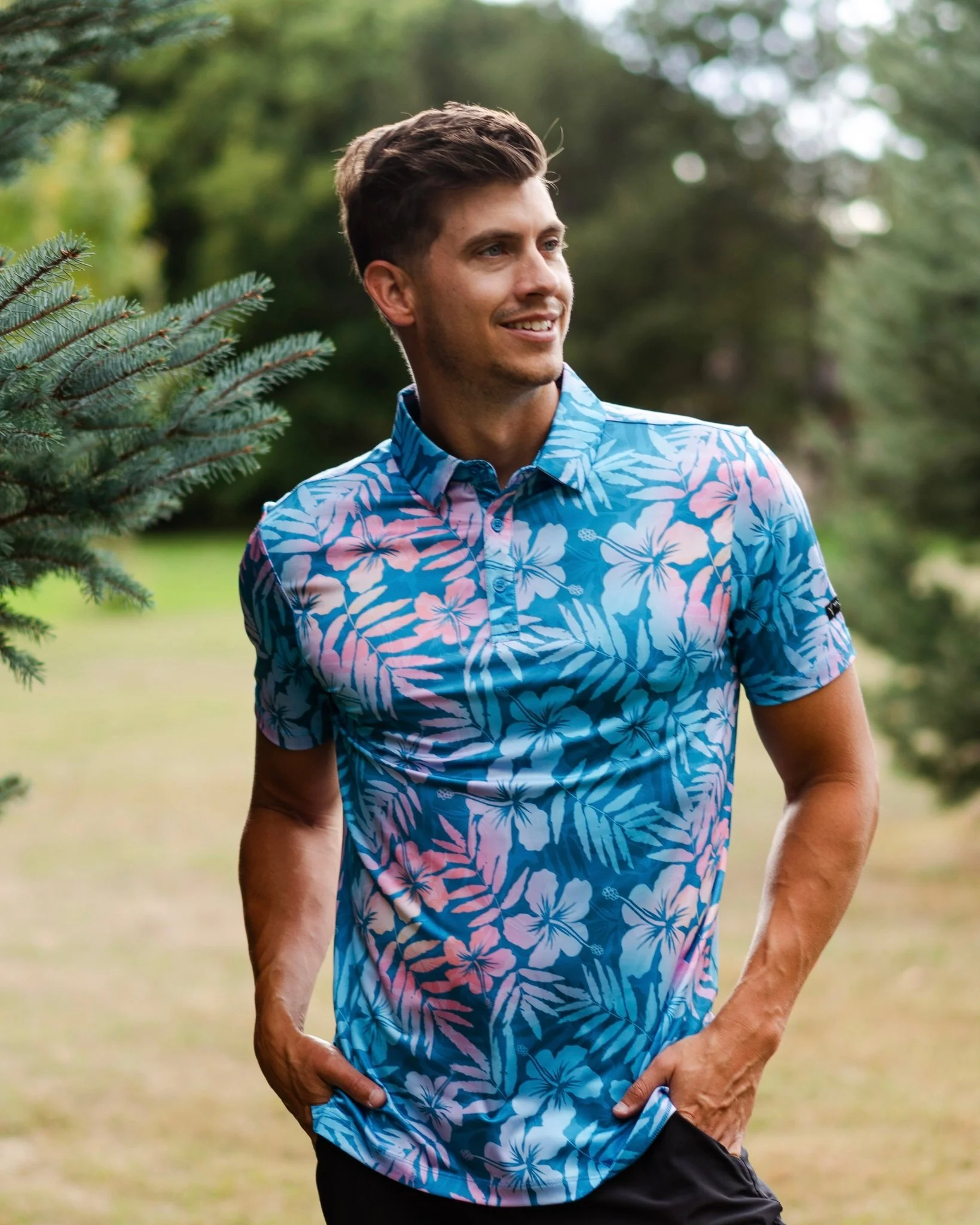 BLANK CHEST Ho'onanea Vibe Golf Polo - Image 3
