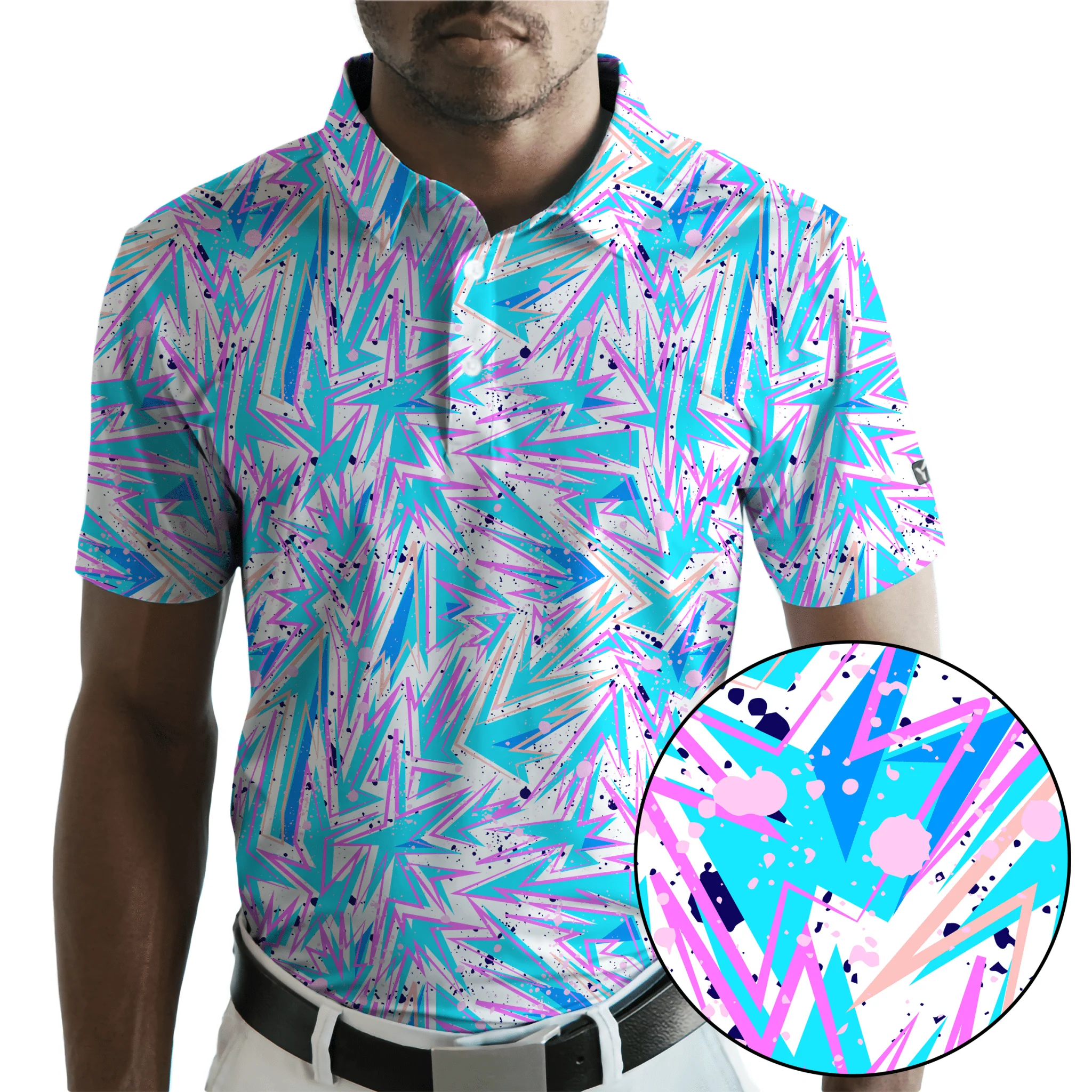 BLANK CHEST KAPOW Golf Polo