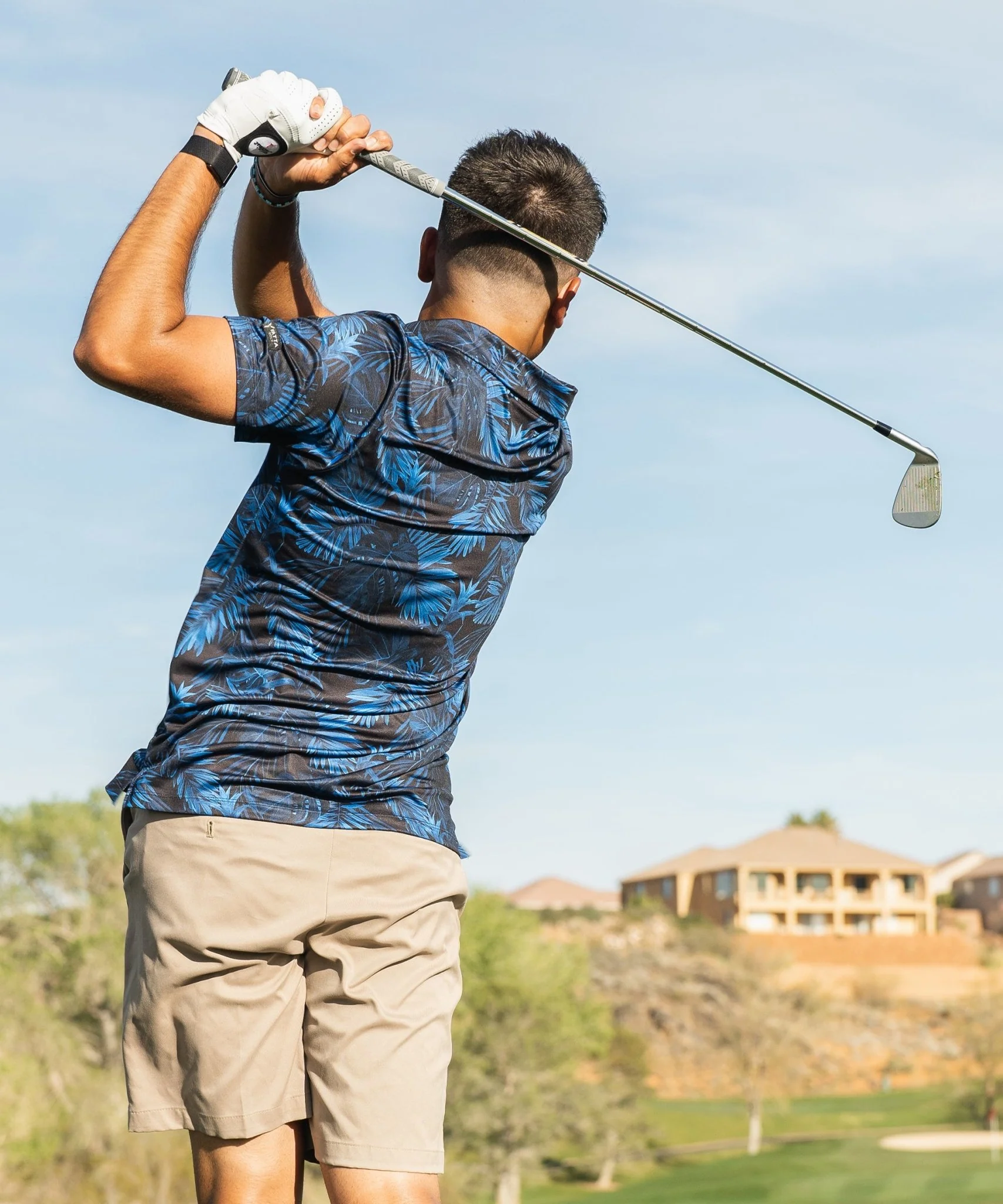 BLANK CHEST - Midnight Blue Golf Polo - Image 4