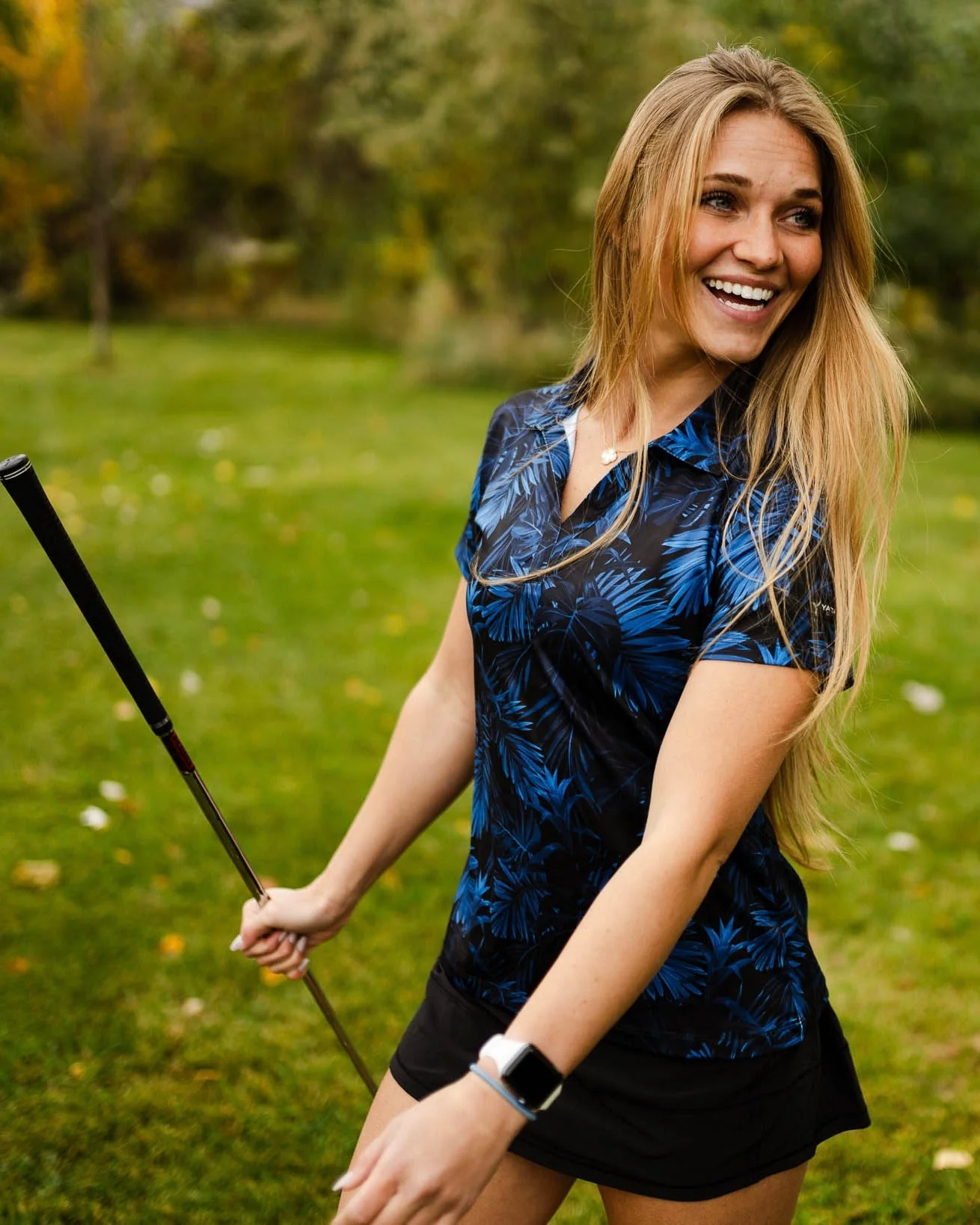Midnight Blue Women's Golf Polo - Image 3