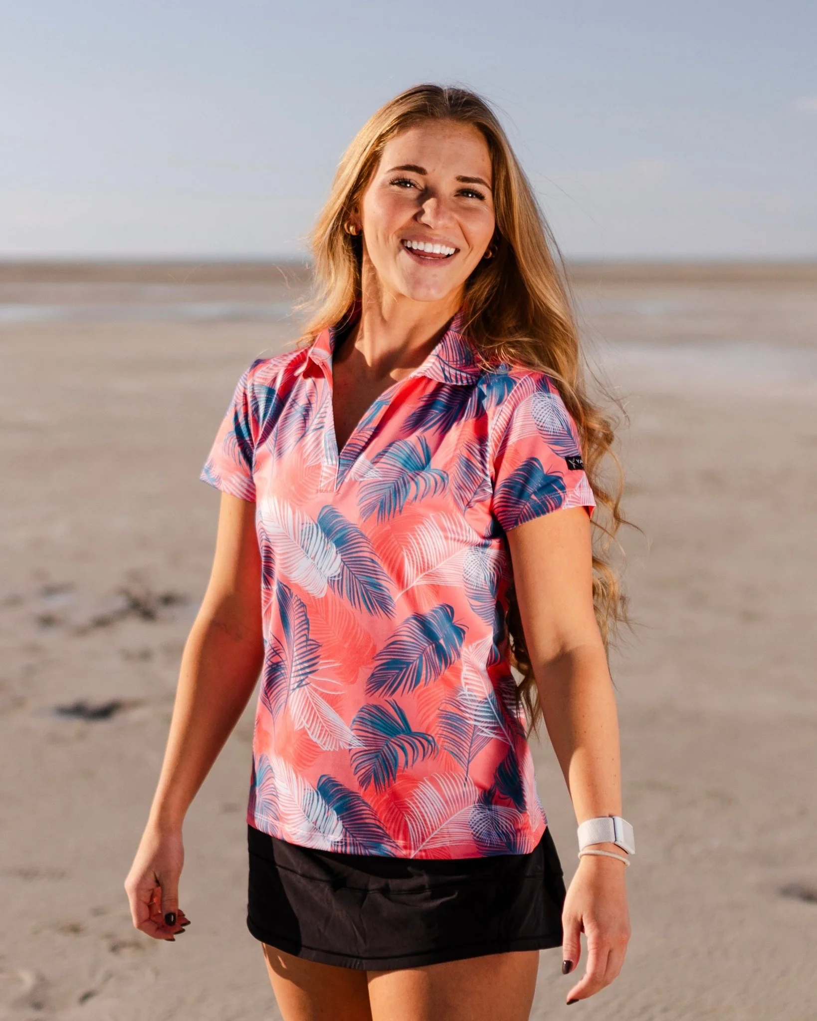 BLANK CHEST Palm Bay Women's Golf Polo - Image 3