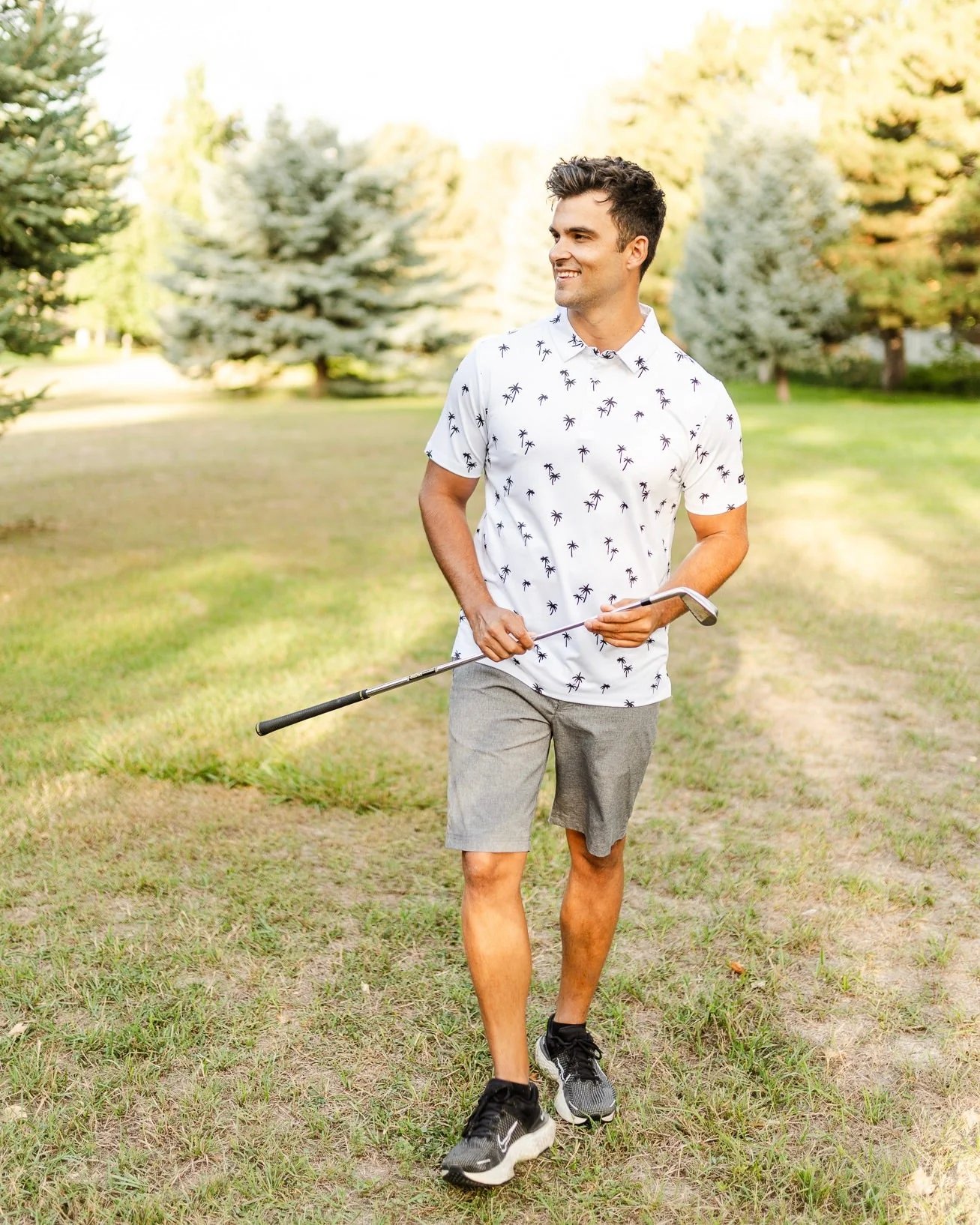 BLANK CHEST Palm Noir Golf Polo - Image 4