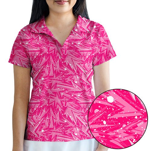 BLANK CHEST POW Women's Golf Polo
