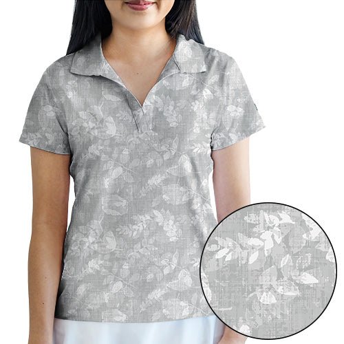 BLANK CHEST Stormy Greens Women's Golf Polo