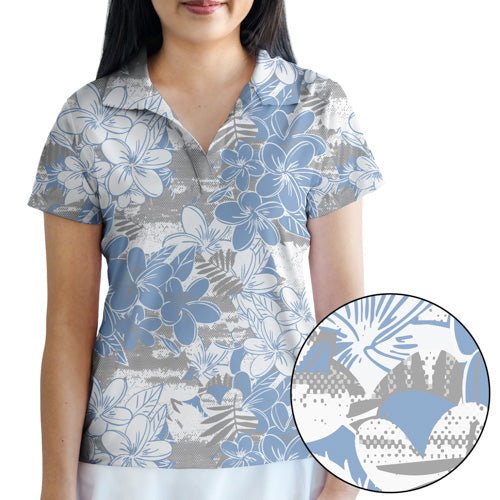 BLANK CHEST Tropical Mist Women's Golf Polo