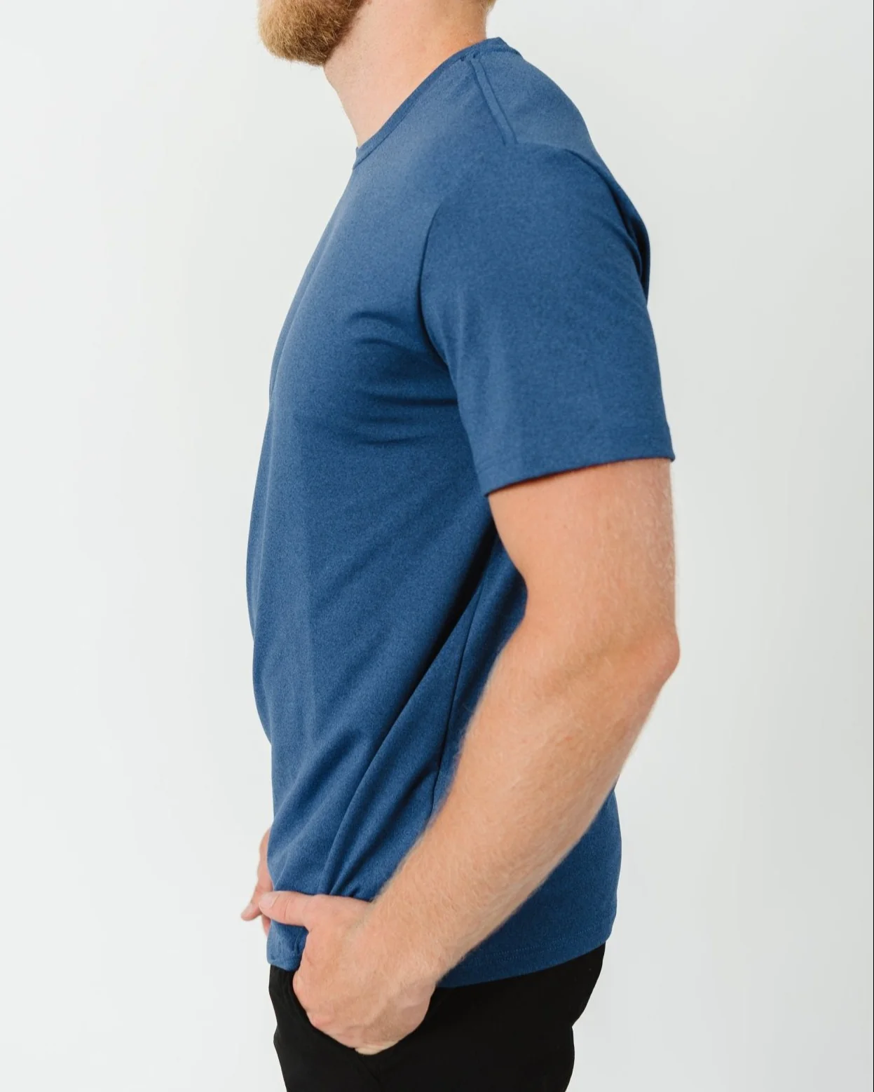 Blue Enjoy Life Performance T-Shirt - Image 2