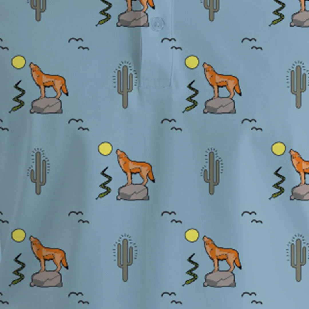 Clever Coyote Golf Polo - Image 6