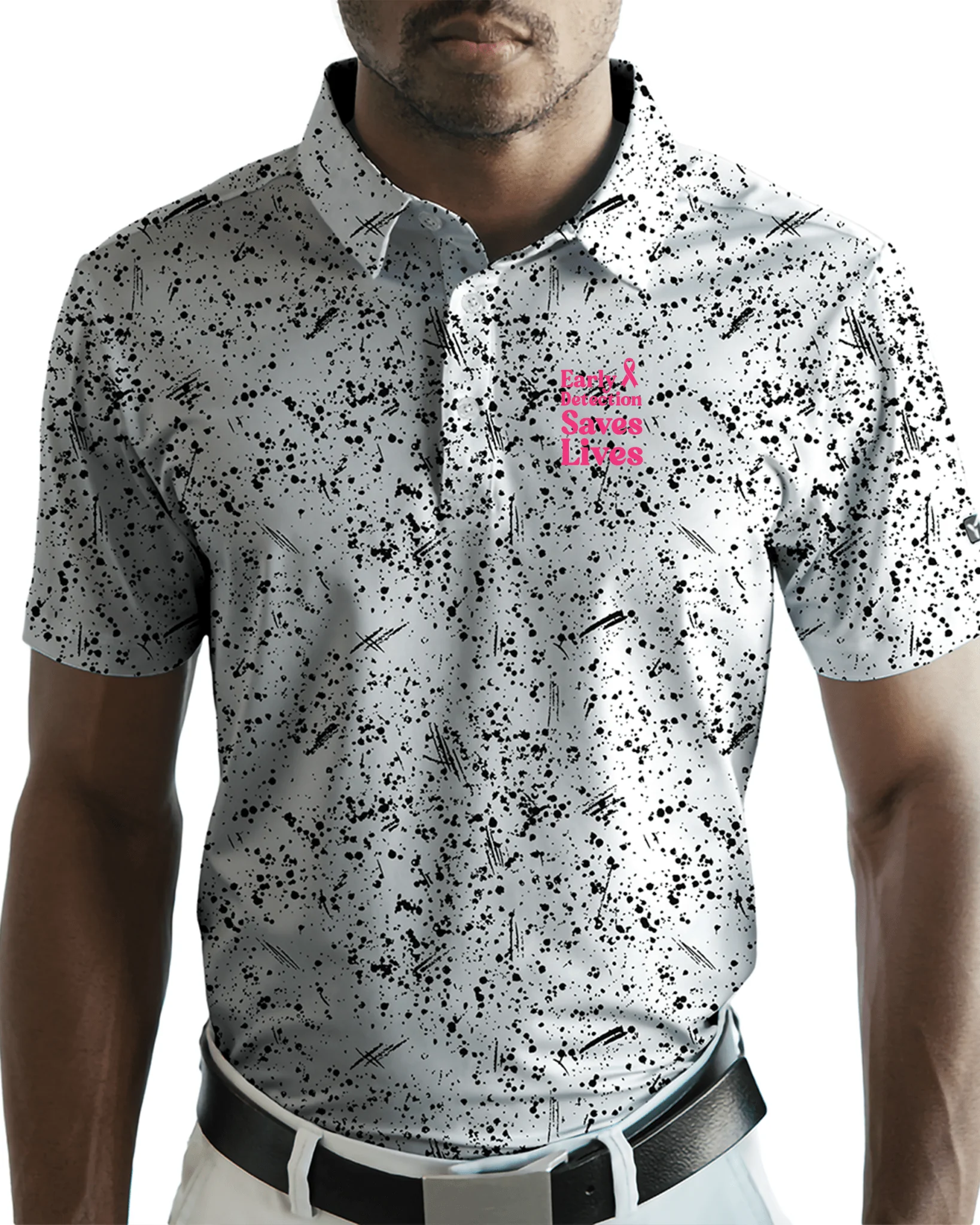 Cookies & Cream Polo Cancer Awareness Edition