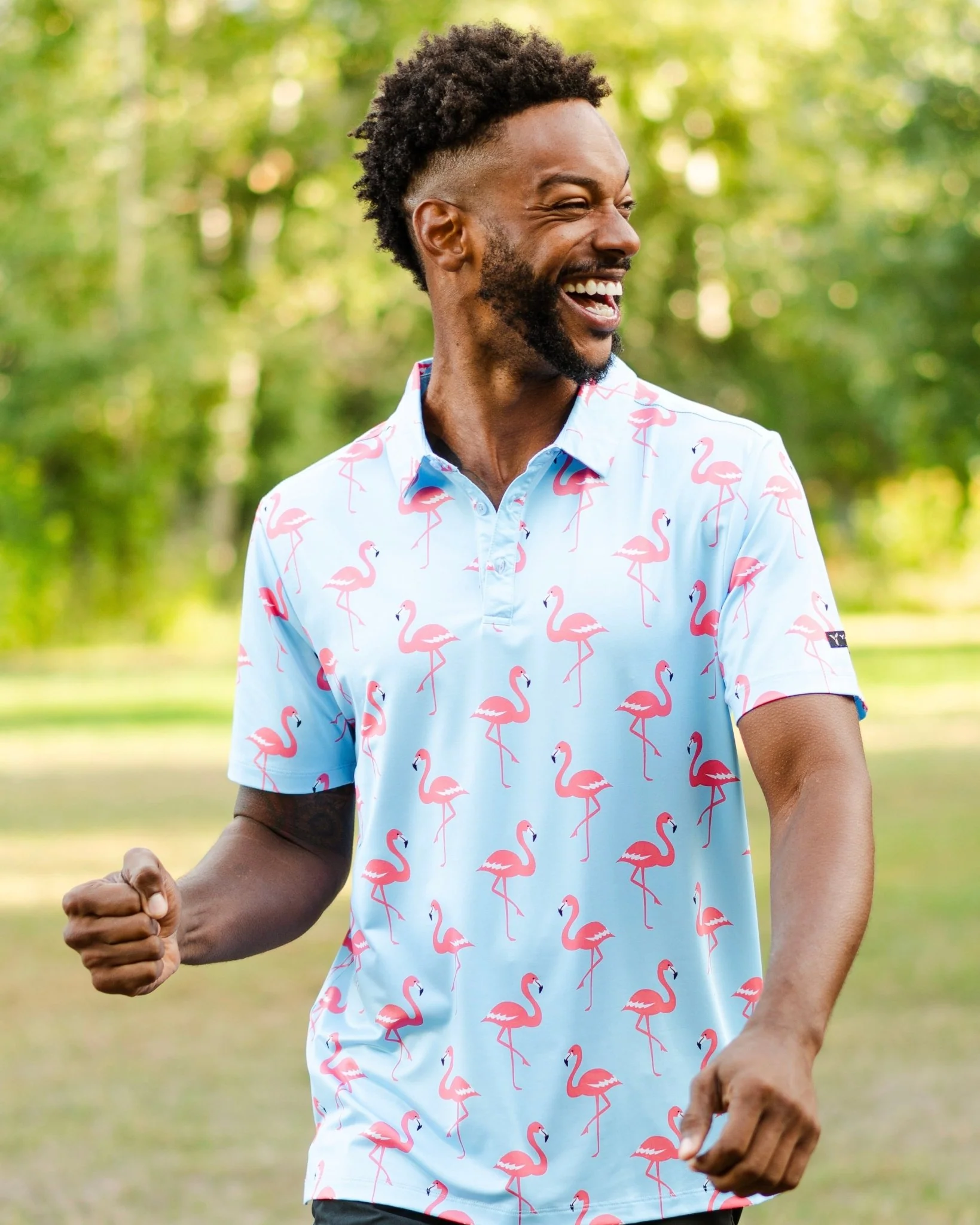 Flamingo Par-Tee Golf Polo - Image 3