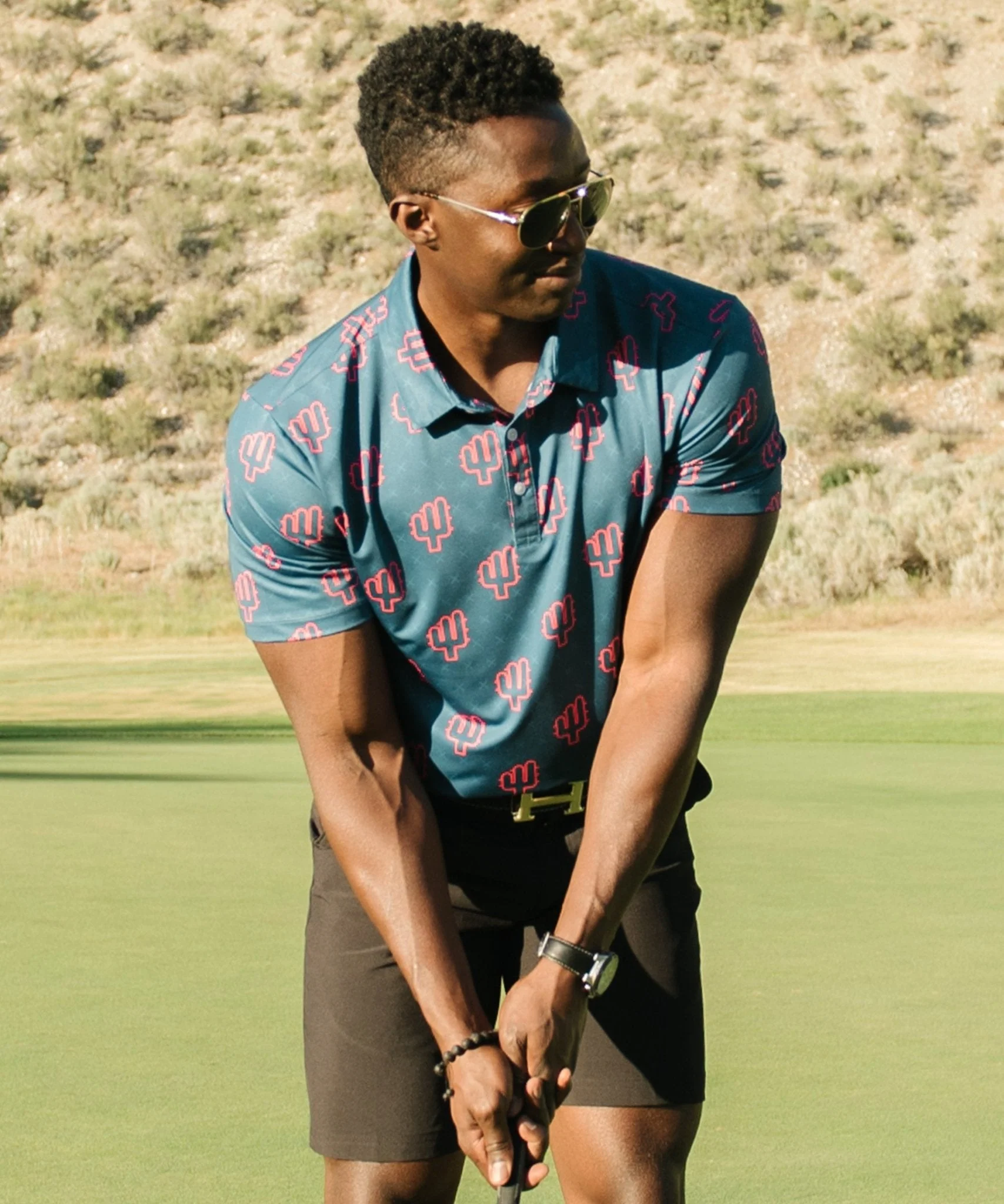 Desert Heat Golf Polo - MSRP $39.95 - Image 5