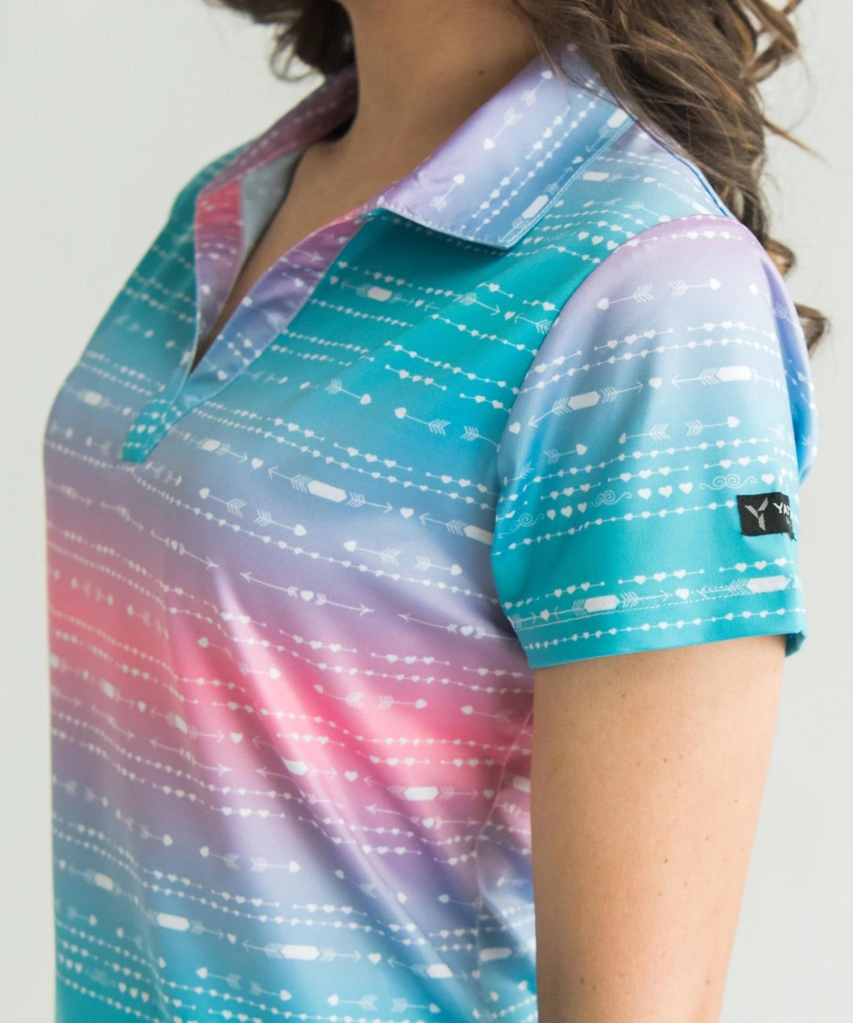 Mojave Sunset Women's Golf Polo - Image 3