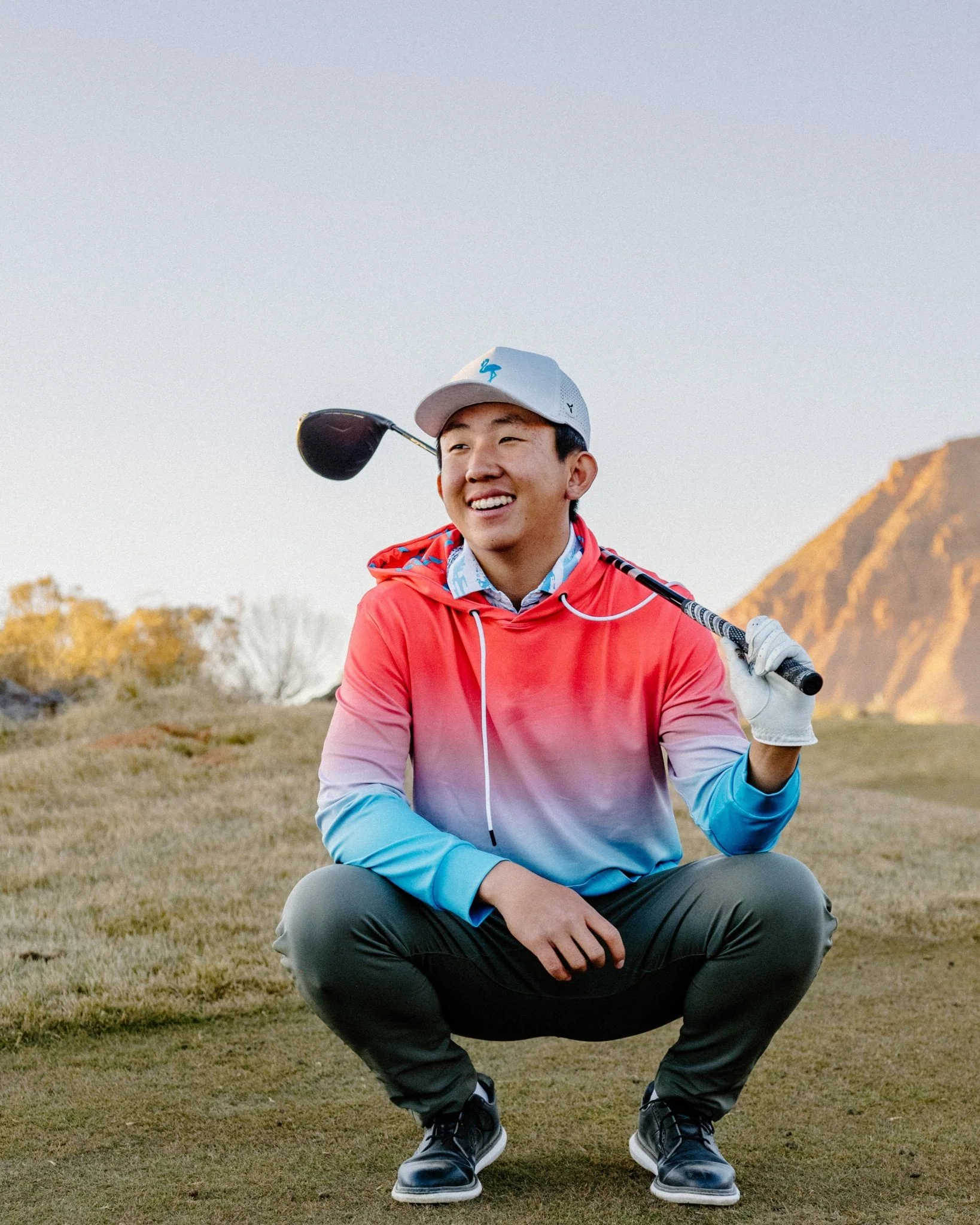 Flamingo Golf Hat - White - Image 4