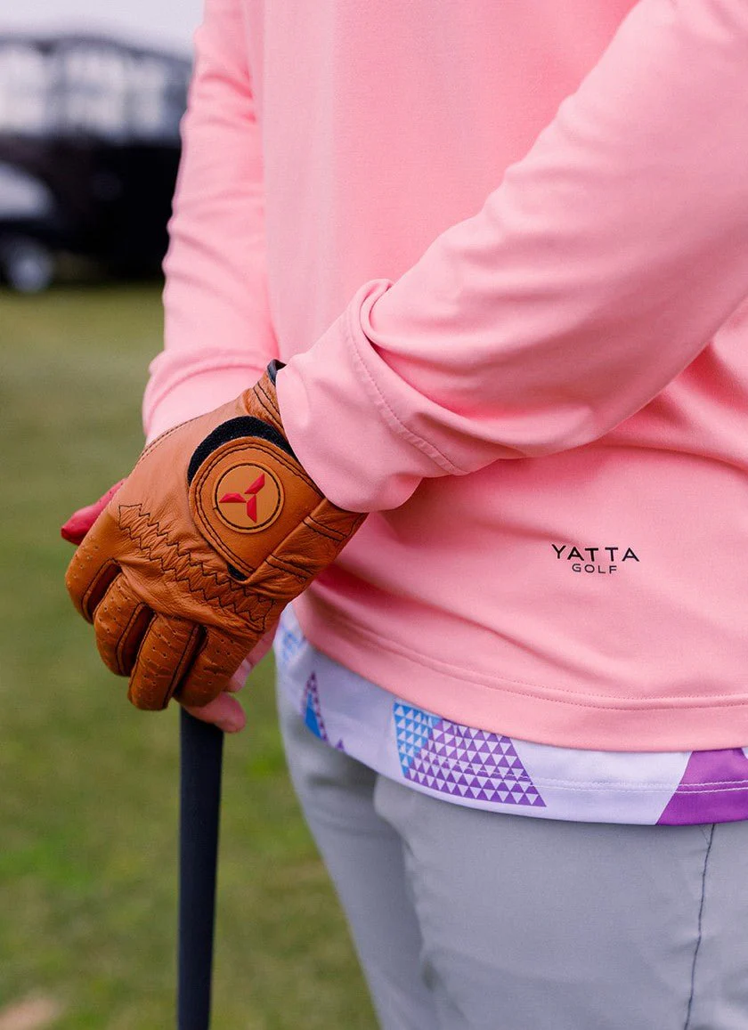 Italian Brown Golf Glove - Image 3