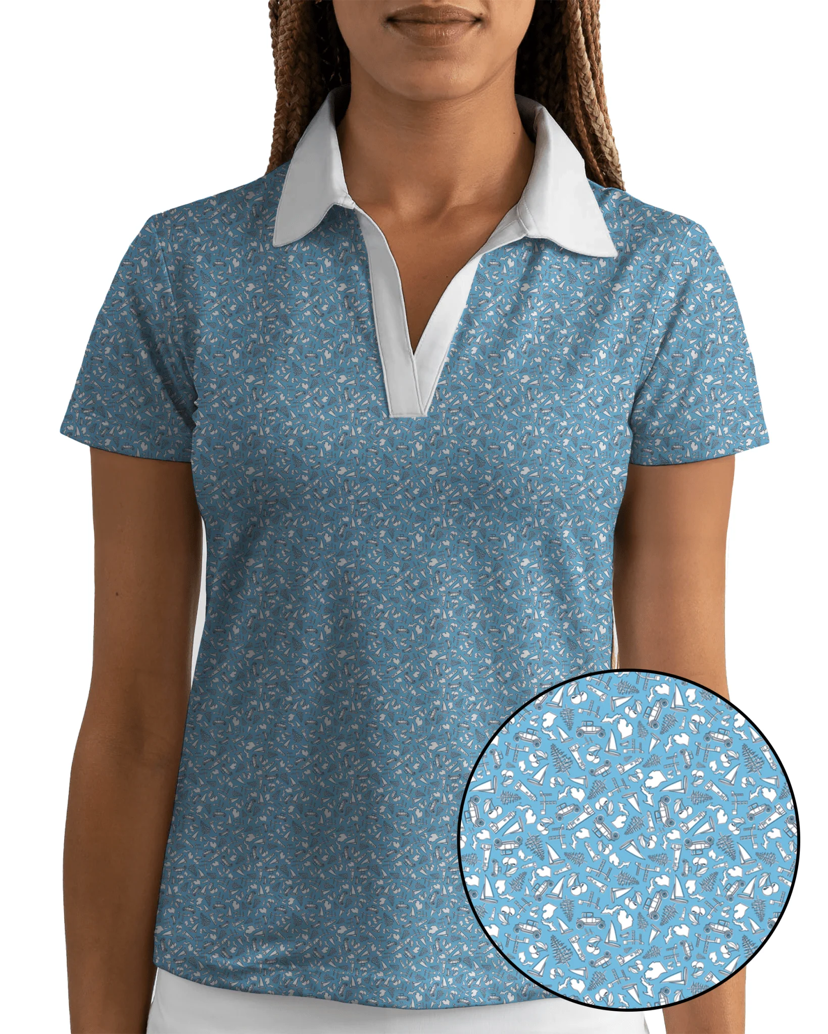 Lansing Lake Women's Golf Polo