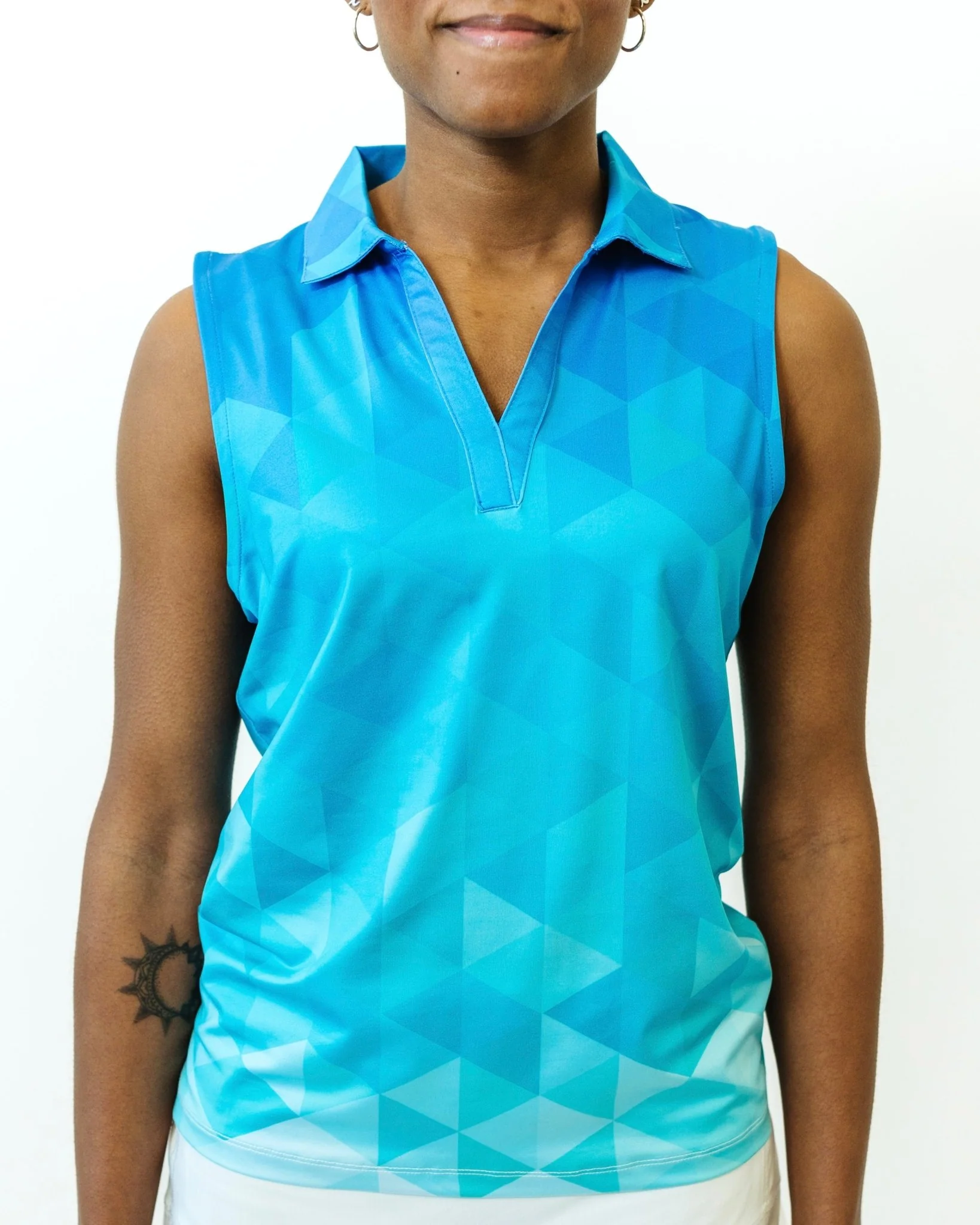 Baby Fade Women's Sleeveless Golf Polo