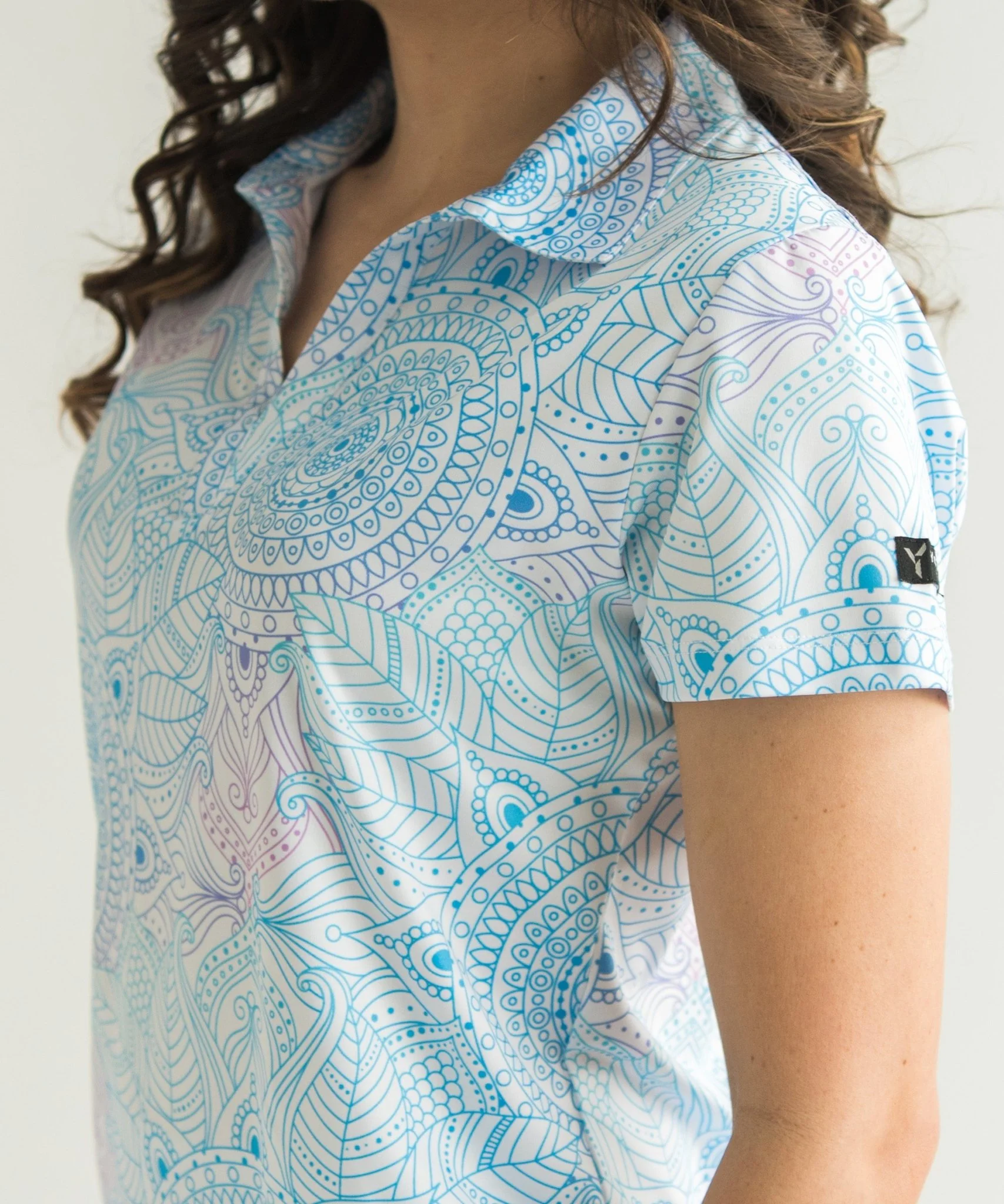 Lady Lavender Women's Golf Polo - Image 3