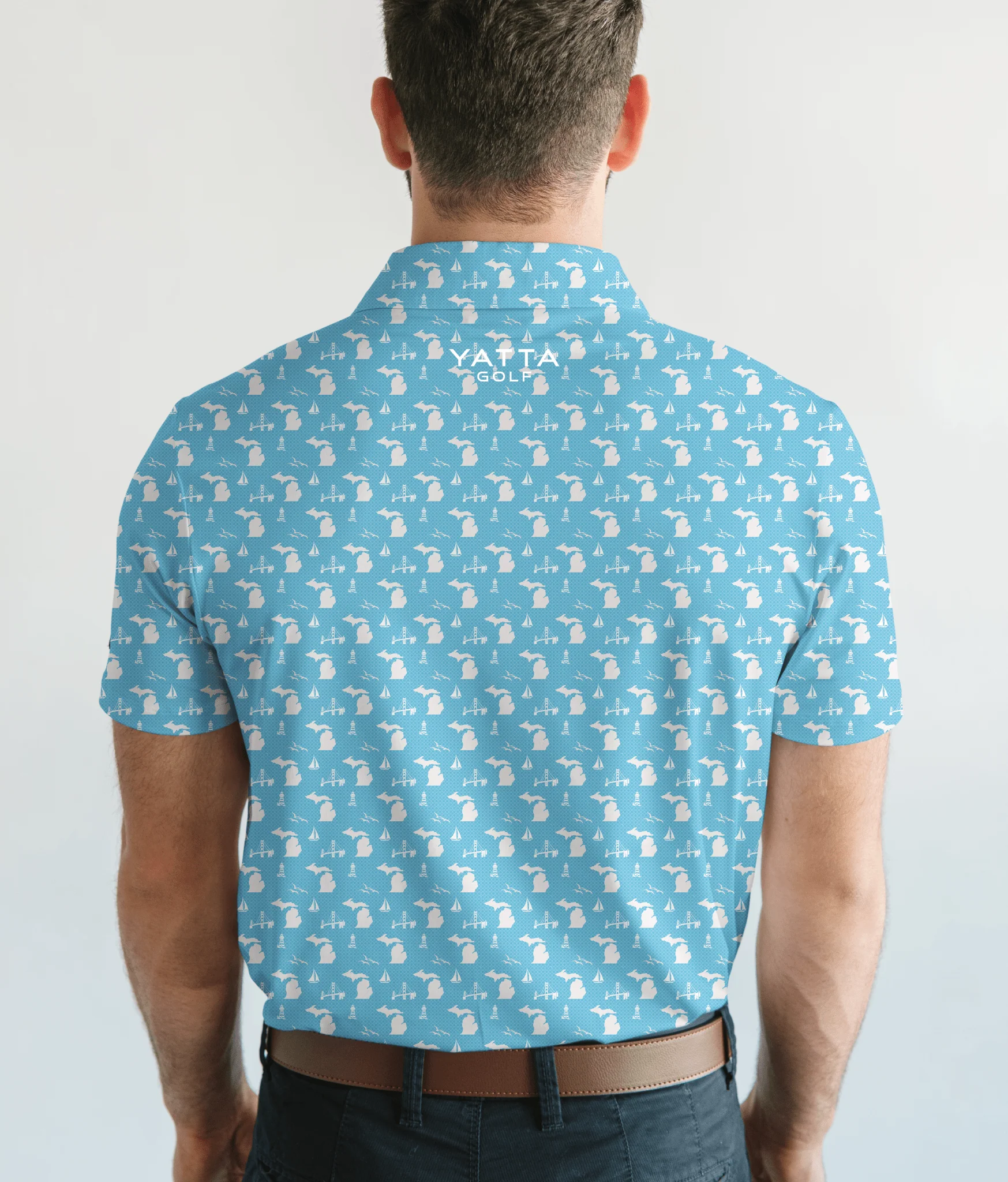 Pure Michigan Livin' Golf Polo. LIMITED EDITION. - Image 2