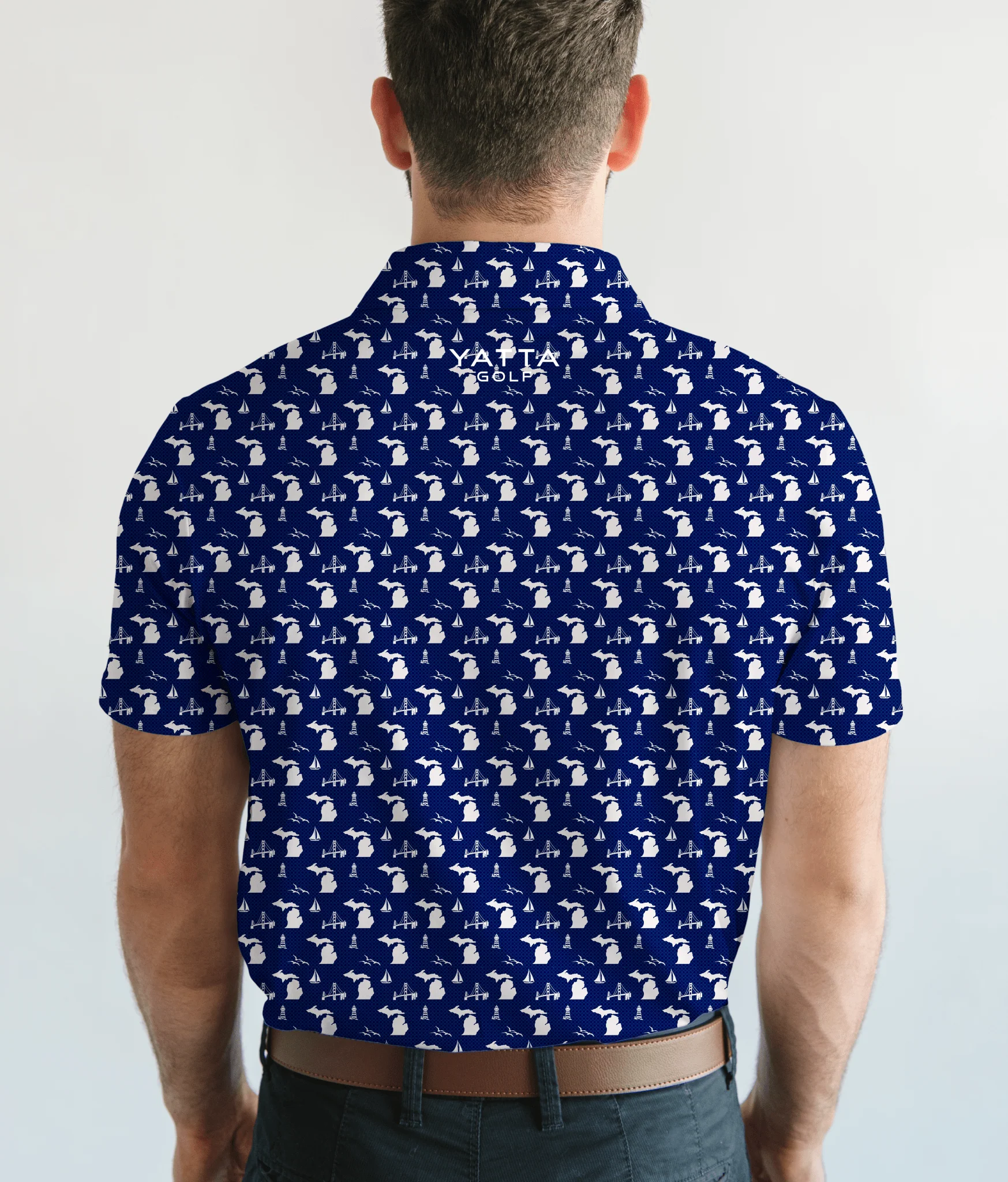 Pure Michigan Livin' Golf Polo. LIMITED EDITION. - Image 4