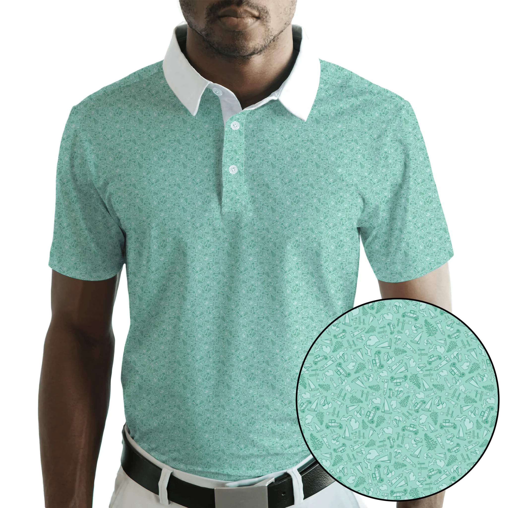 Model-T Mint Golf Polo