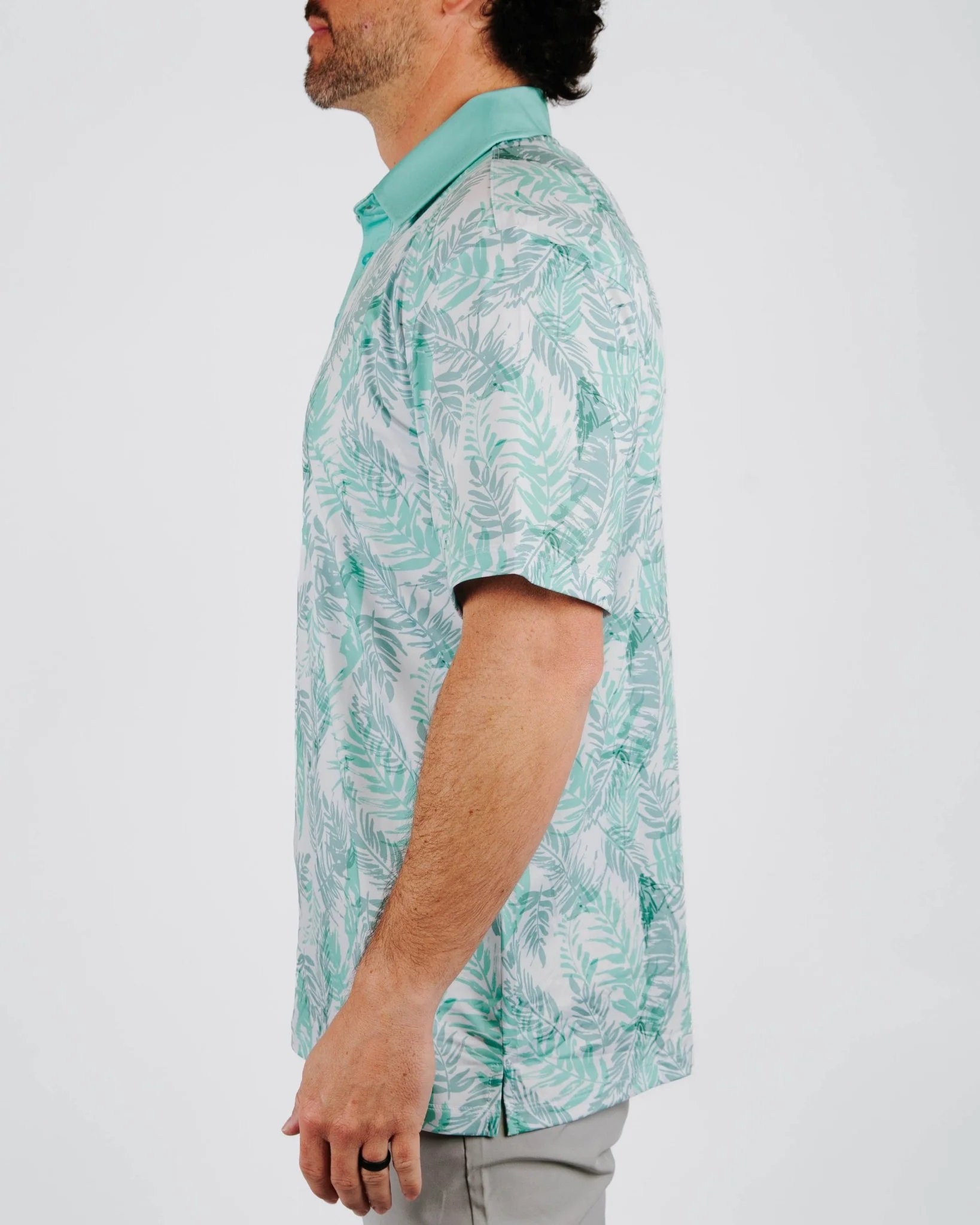 Palm Fringe Golf Polo - Image 3