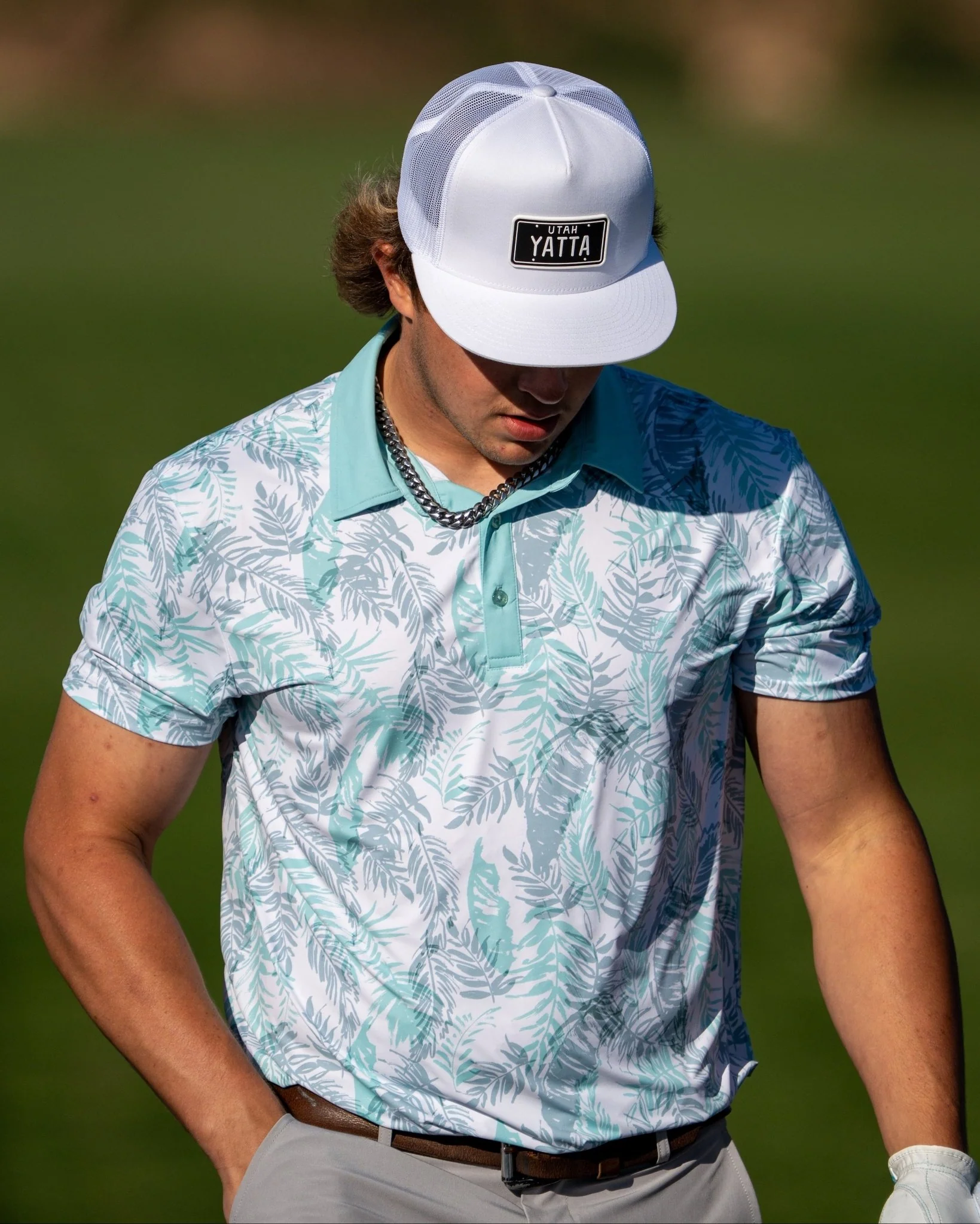 Palm Fringe Golf Polo - Image 5