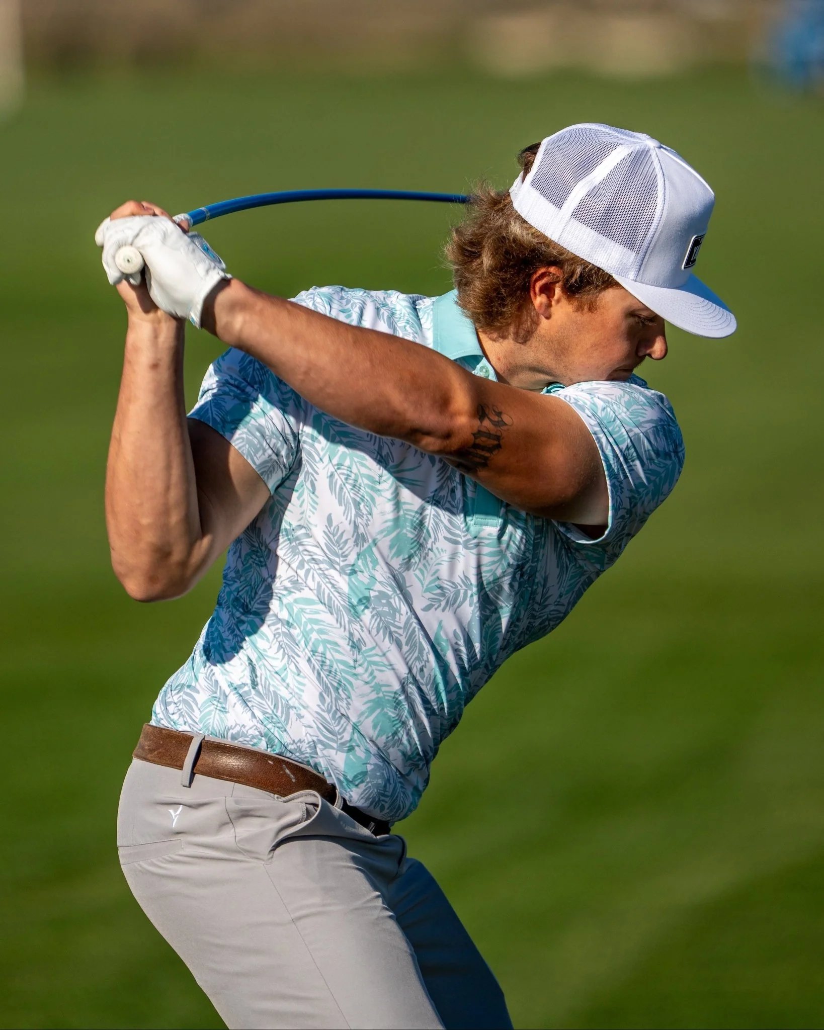 Palm Fringe Golf Polo - Image 6