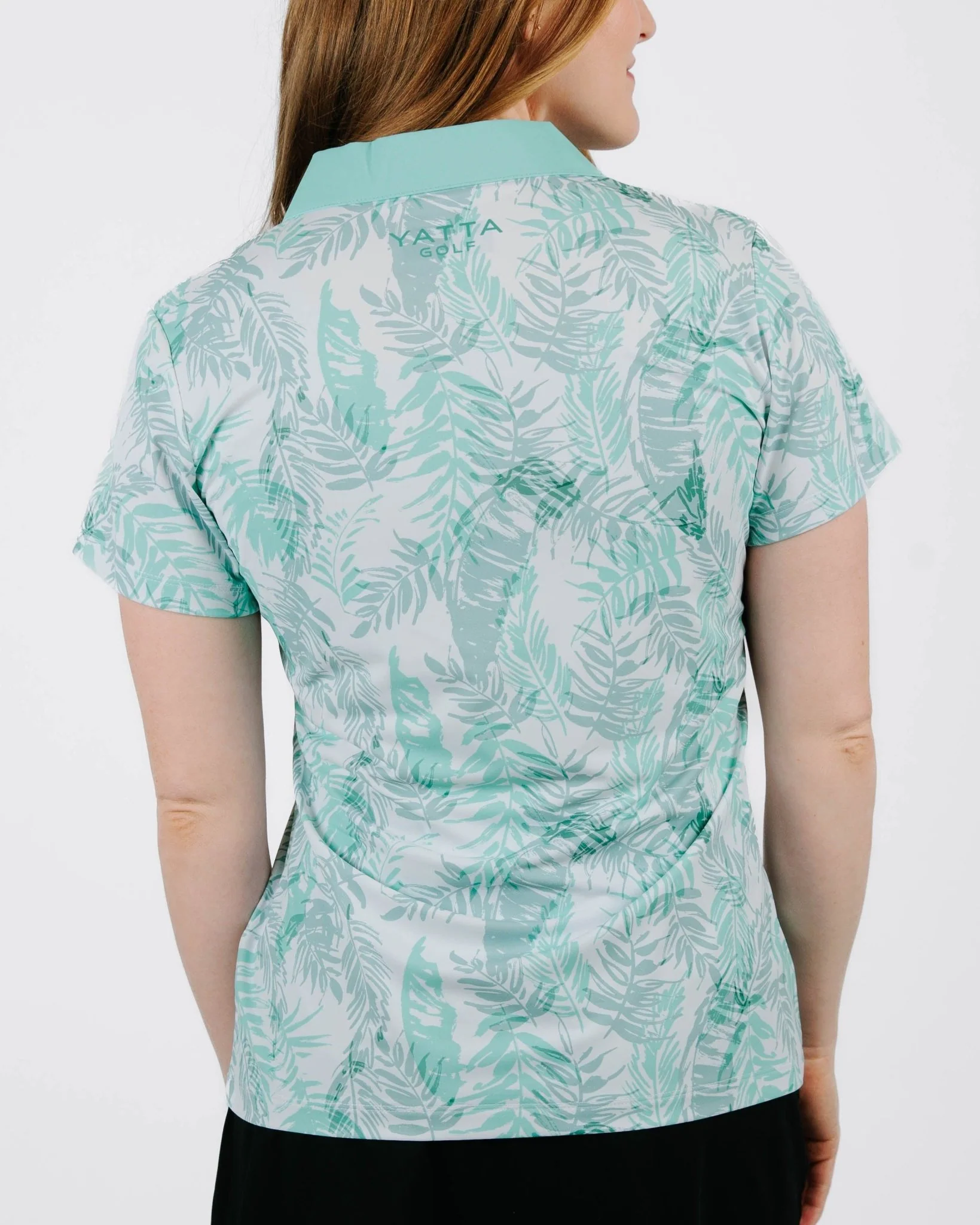 Palm Fringe Women's Golf Polo - Image 3