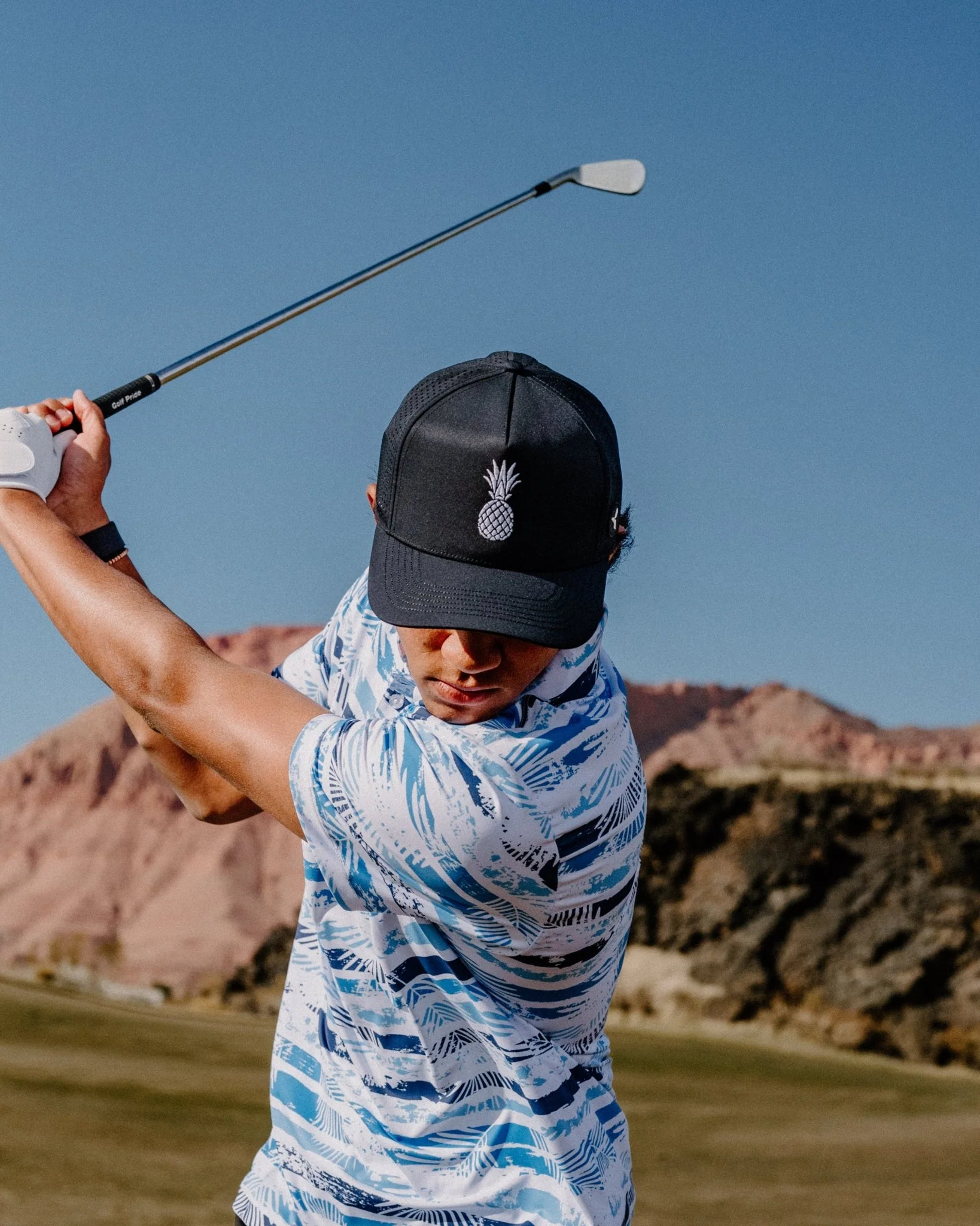 Hala Kahiki Golf Hat - Black - Image 4