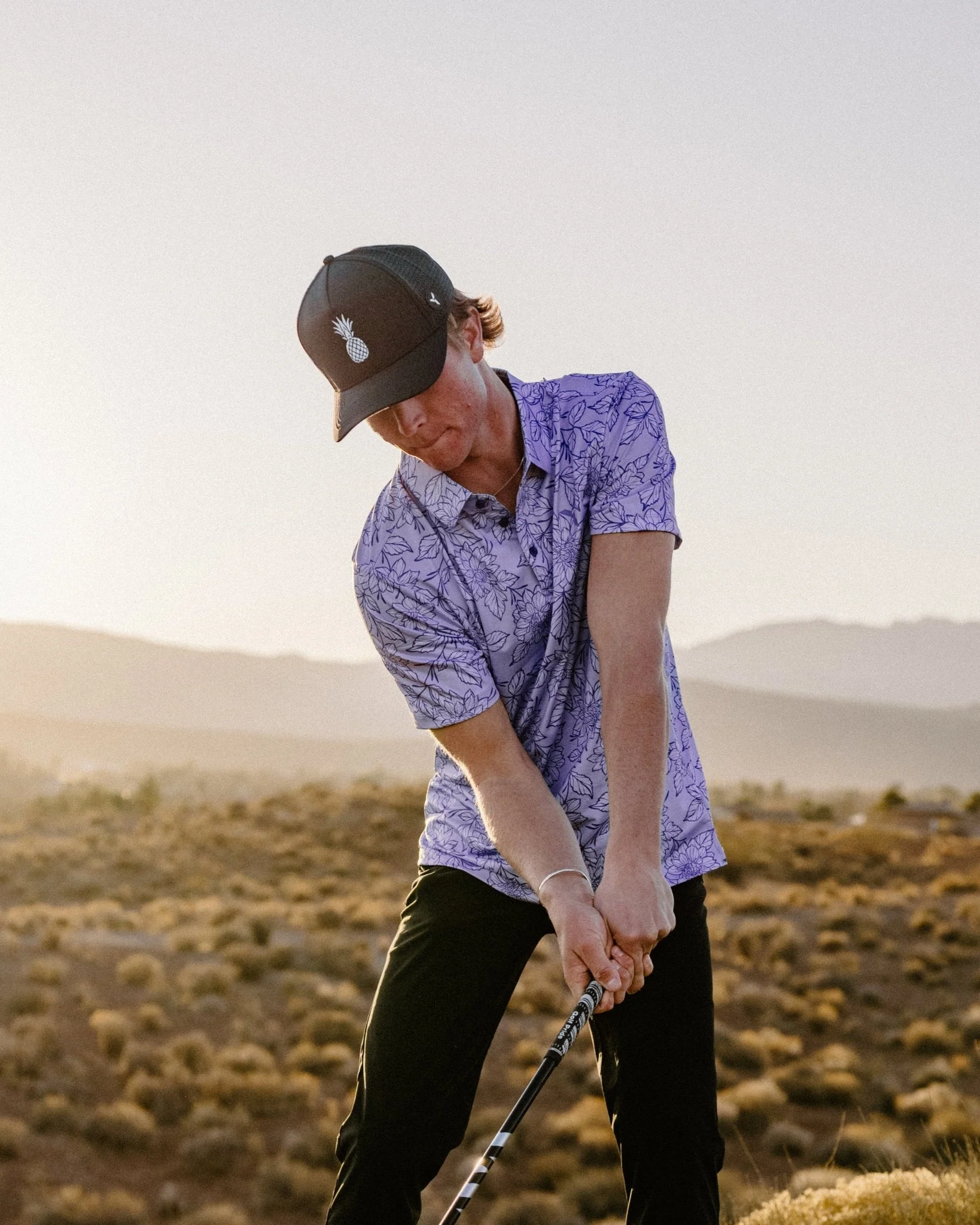 Hala Kahiki Golf Hat - Black - Image 5