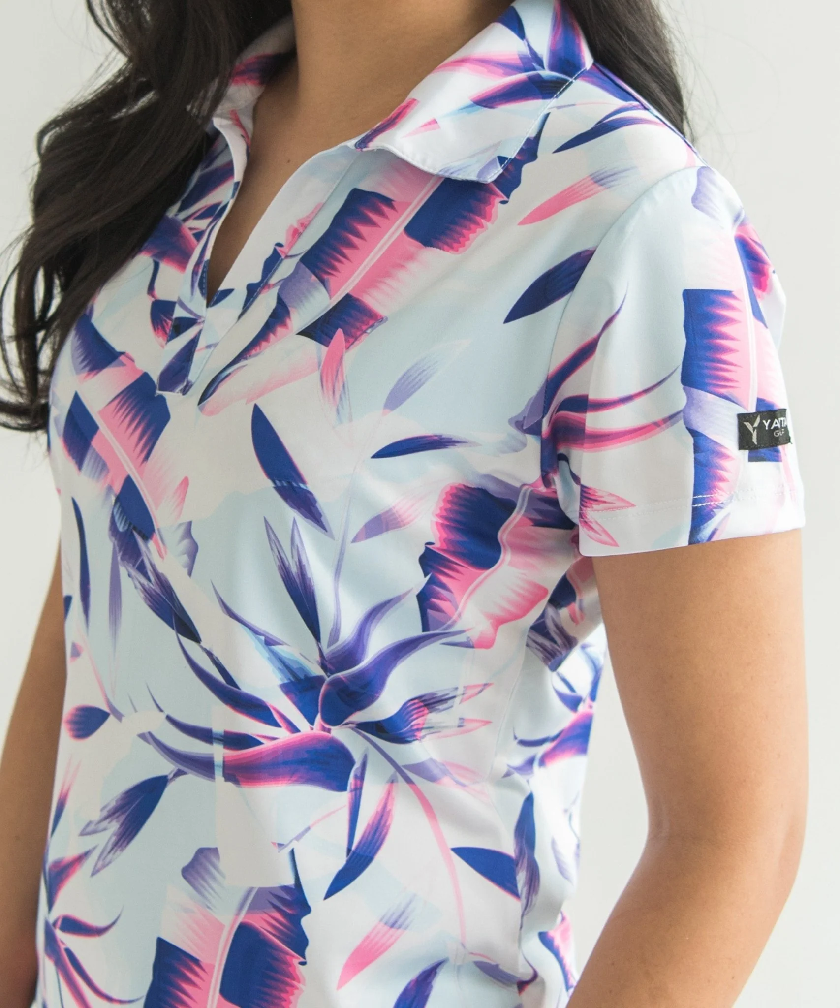 Tropical Twilight Women's Golf Polo - Image 3