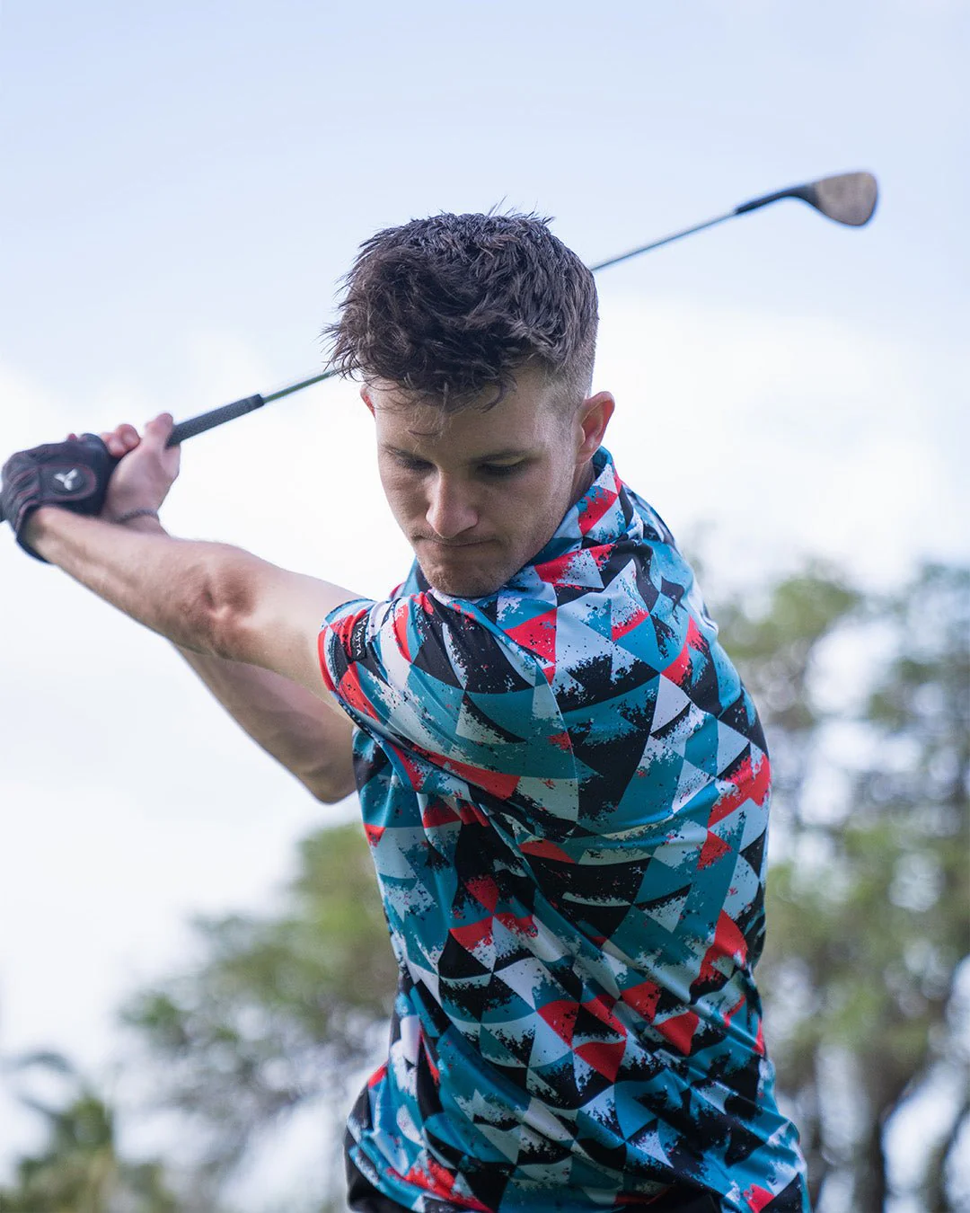 Prismatic Golf Polo - Image 4