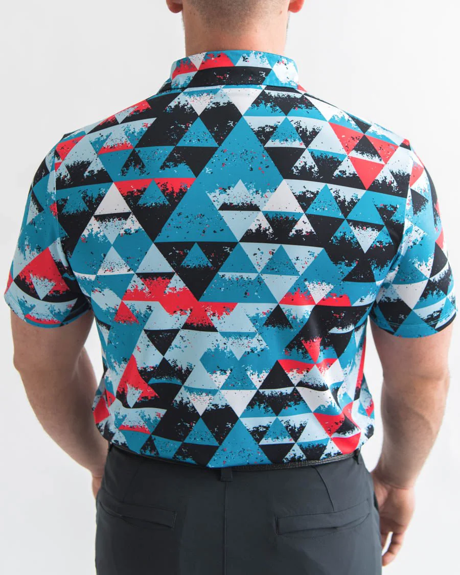 Prismatic Golf Polo - Image 5
