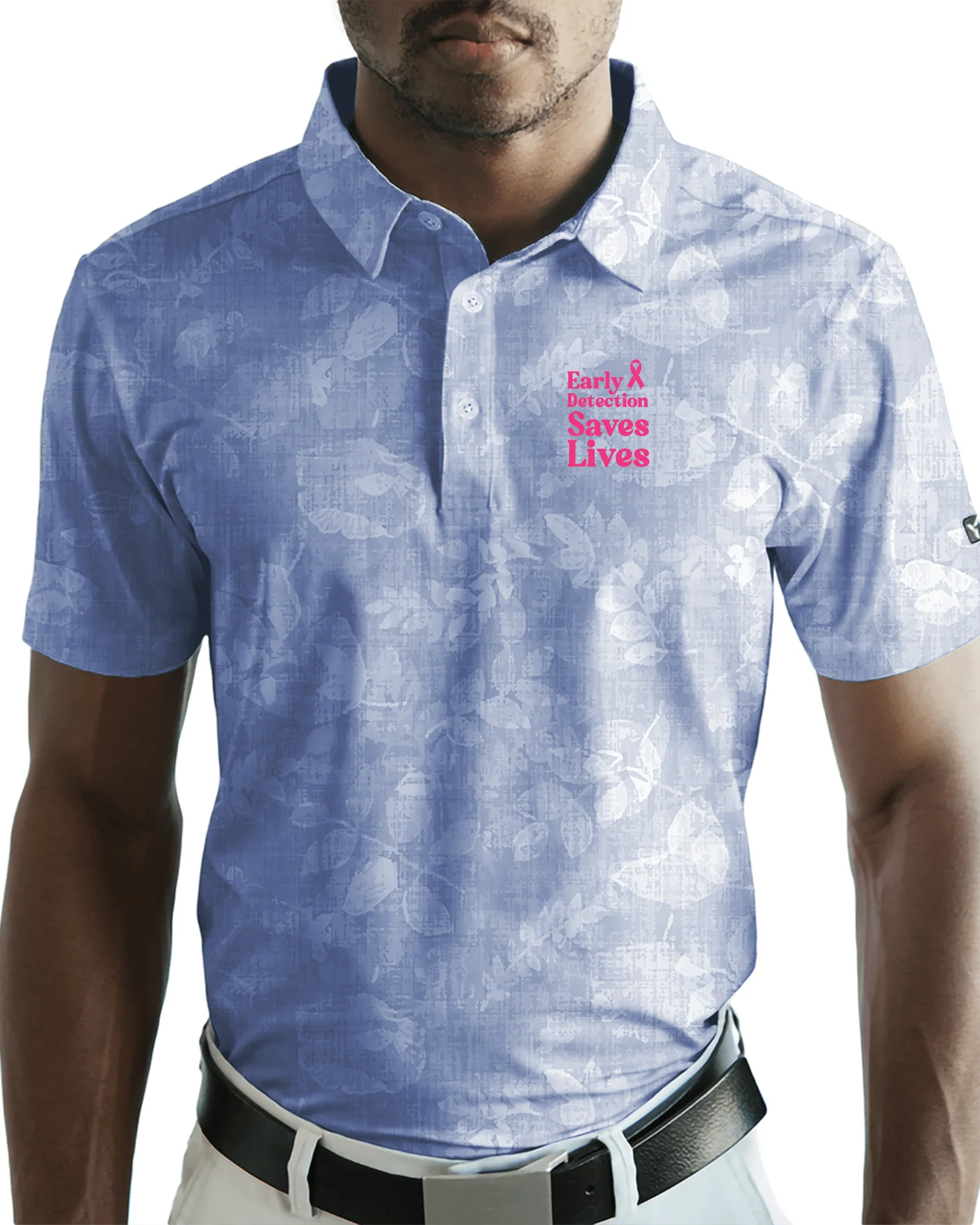 Stormy Greens Polo Cancer Awareness Edition