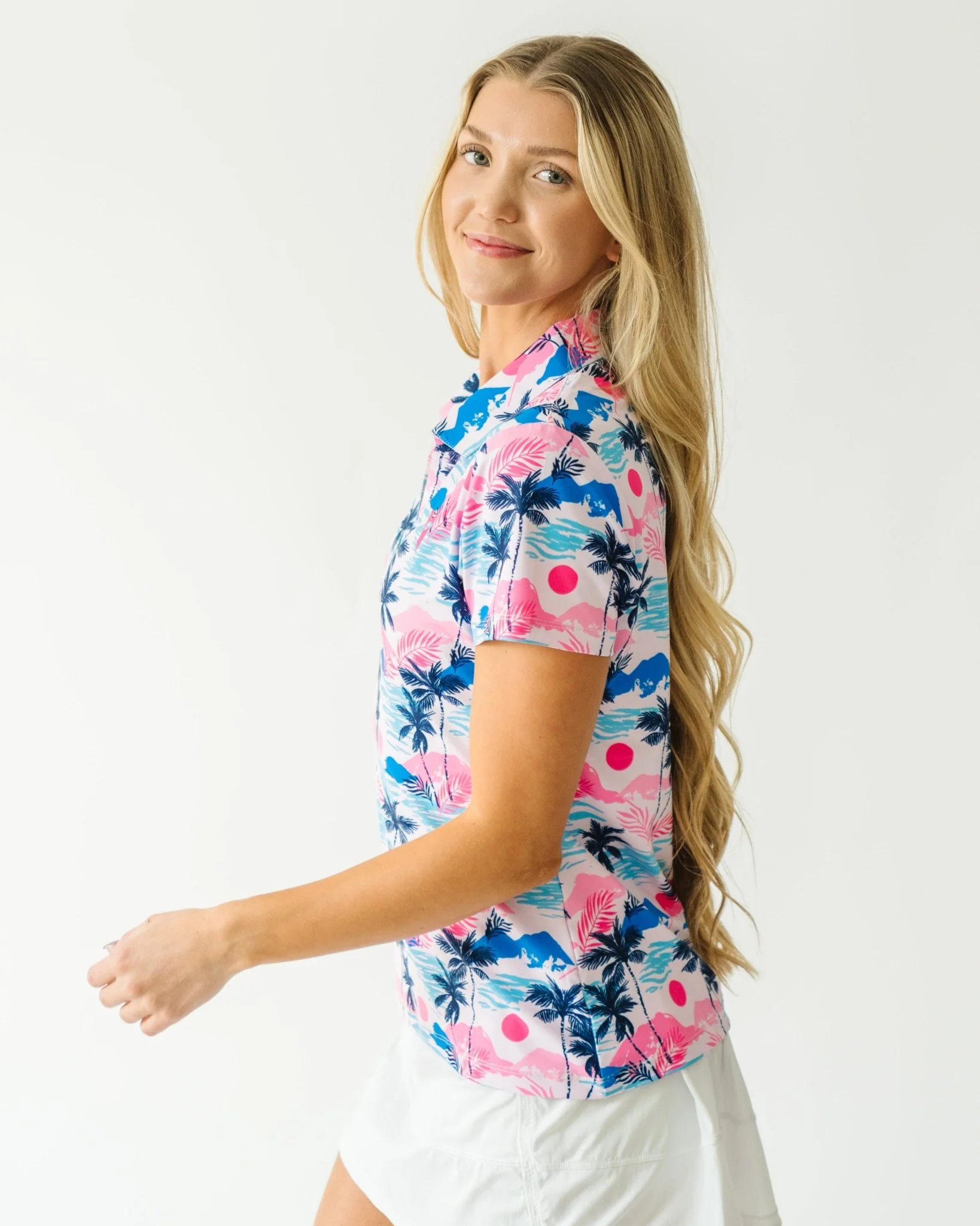 Sunset Swing Women's Golf Polo - Image 5
