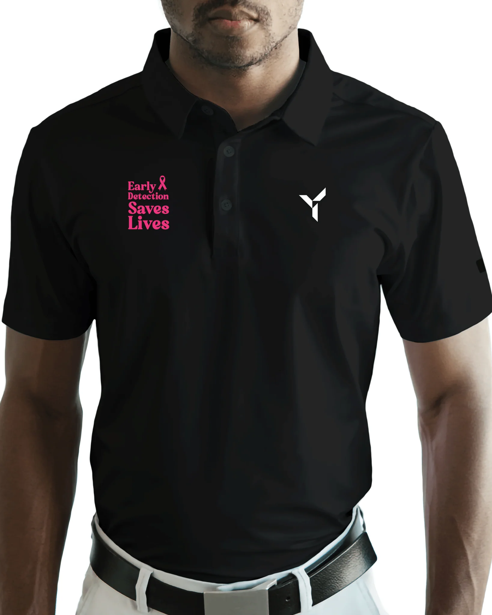The Black Polo Cancer Awareness Edition