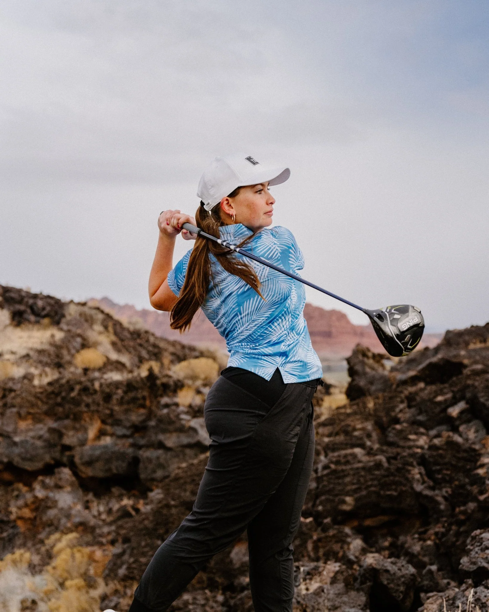 Tropical Chill Women's Golf Polo - Image 3