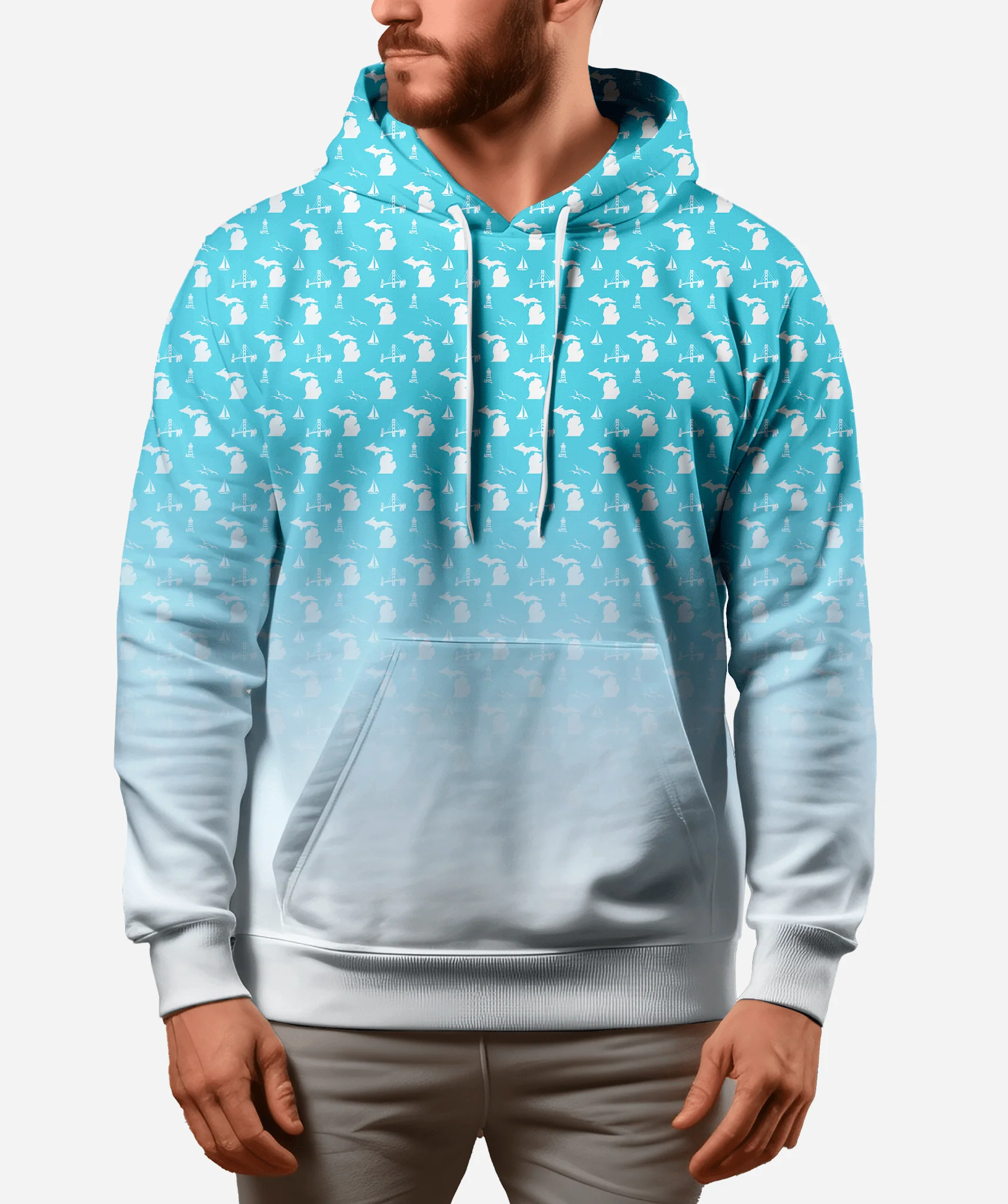 Pure Michigan Livin' Hoodie - Men's