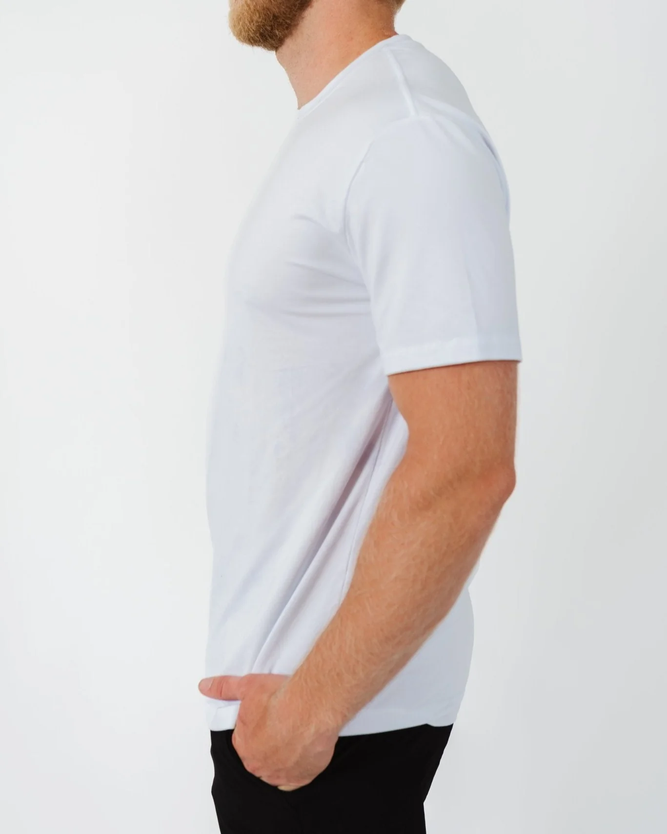 White Enjoy Life Performance T-Shirt - Image 3
