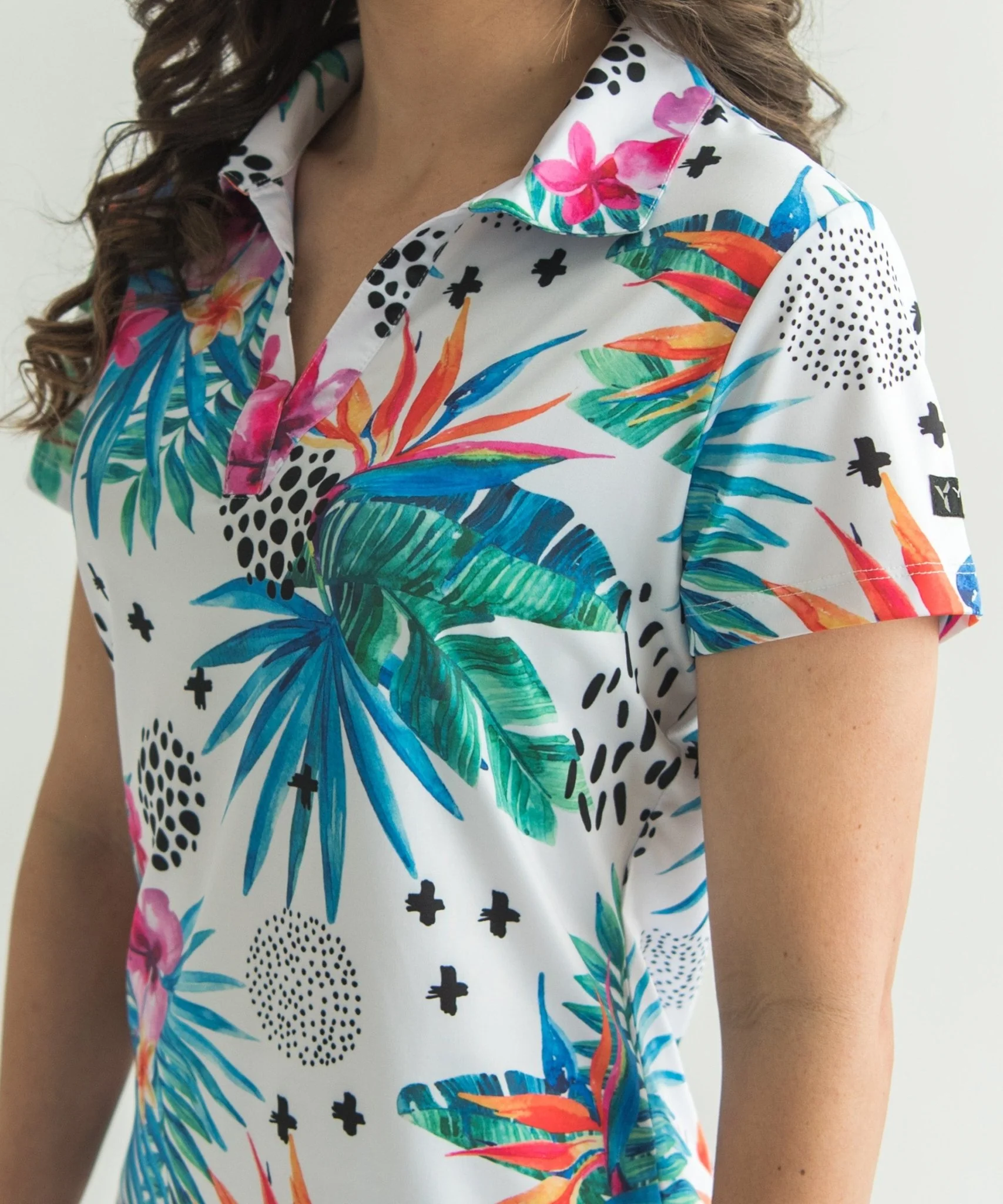 Birdies of Paradise Women's Golf Polo - Image 3