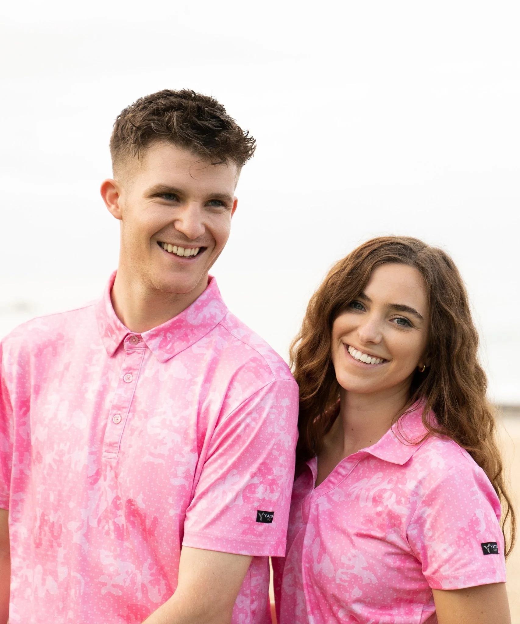 Pink Camo Women's Golf Polo - Image 5
